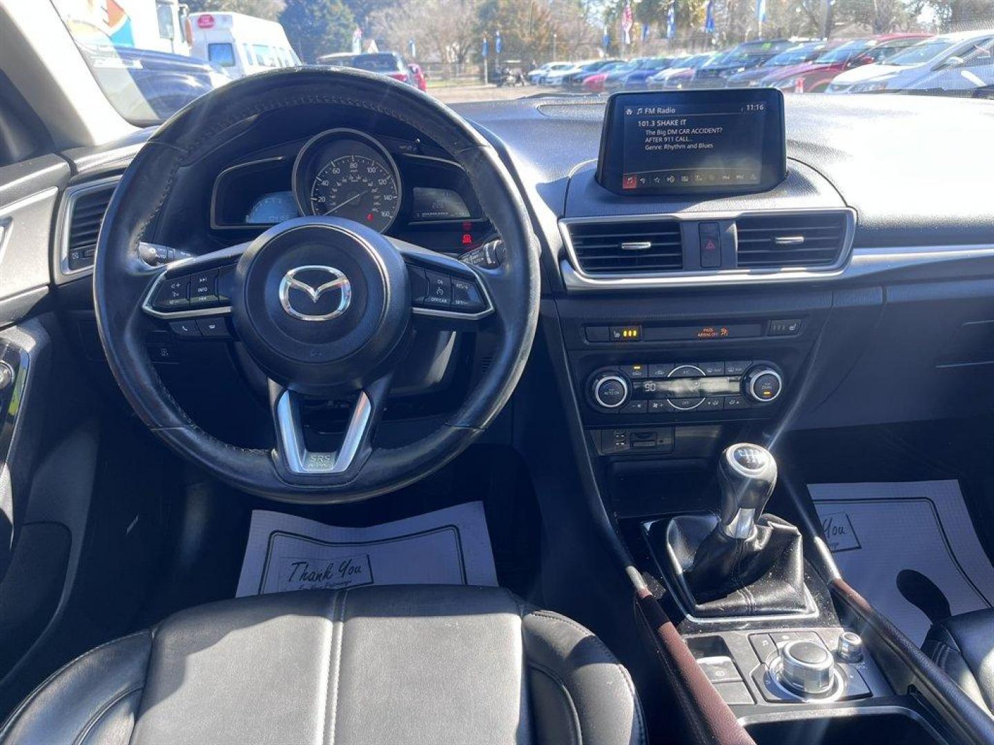 2018 Burgundy /Black Mazda Mazda3 (3MZBN1V39JM) with an 2.5l I-4 DI Dohc 2.5l engine, Manual transmission, located at 745 East Steele Rd., West Columbia, SC, 29170, (803) 755-9148, 33.927212, -81.148483 - Special Internet Price! 2018 Mazda Mazda3 with AM/FM radio, Backup camera, Manual transmission, Leather interior, Sunroof, Push to start, Keyless entry, Powered windows, Powered door locks, Plus more! - Photo#6