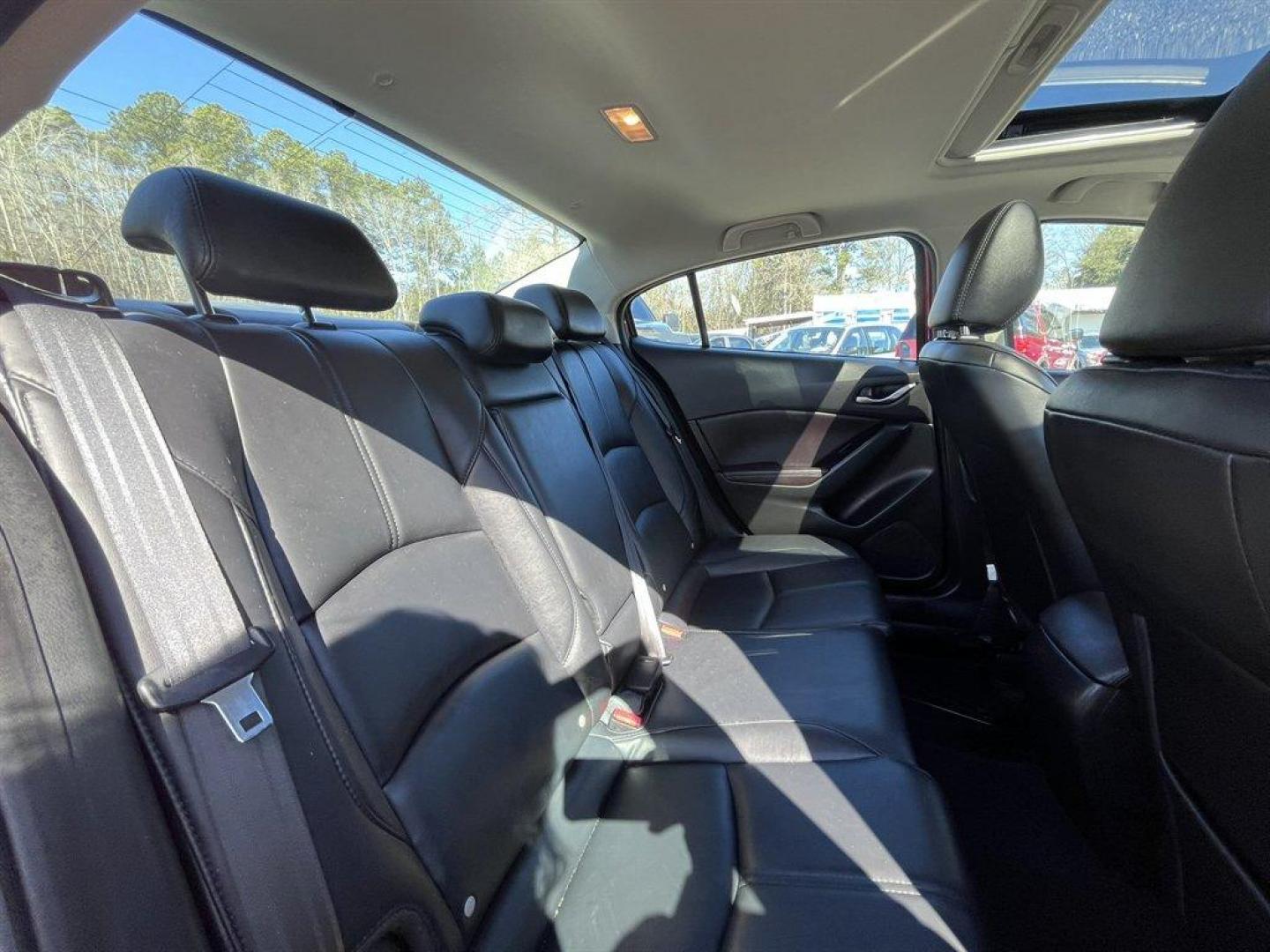 2018 Burgundy /Black Mazda Mazda3 (3MZBN1V39JM) with an 2.5l I-4 DI Dohc 2.5l engine, Manual transmission, located at 745 East Steele Rd., West Columbia, SC, 29170, (803) 755-9148, 33.927212, -81.148483 - Special Internet Price! 2018 Mazda Mazda3 with AM/FM radio, Backup camera, Manual transmission, Leather interior, Sunroof, Push to start, Keyless entry, Powered windows, Powered door locks, Plus more! - Photo#30