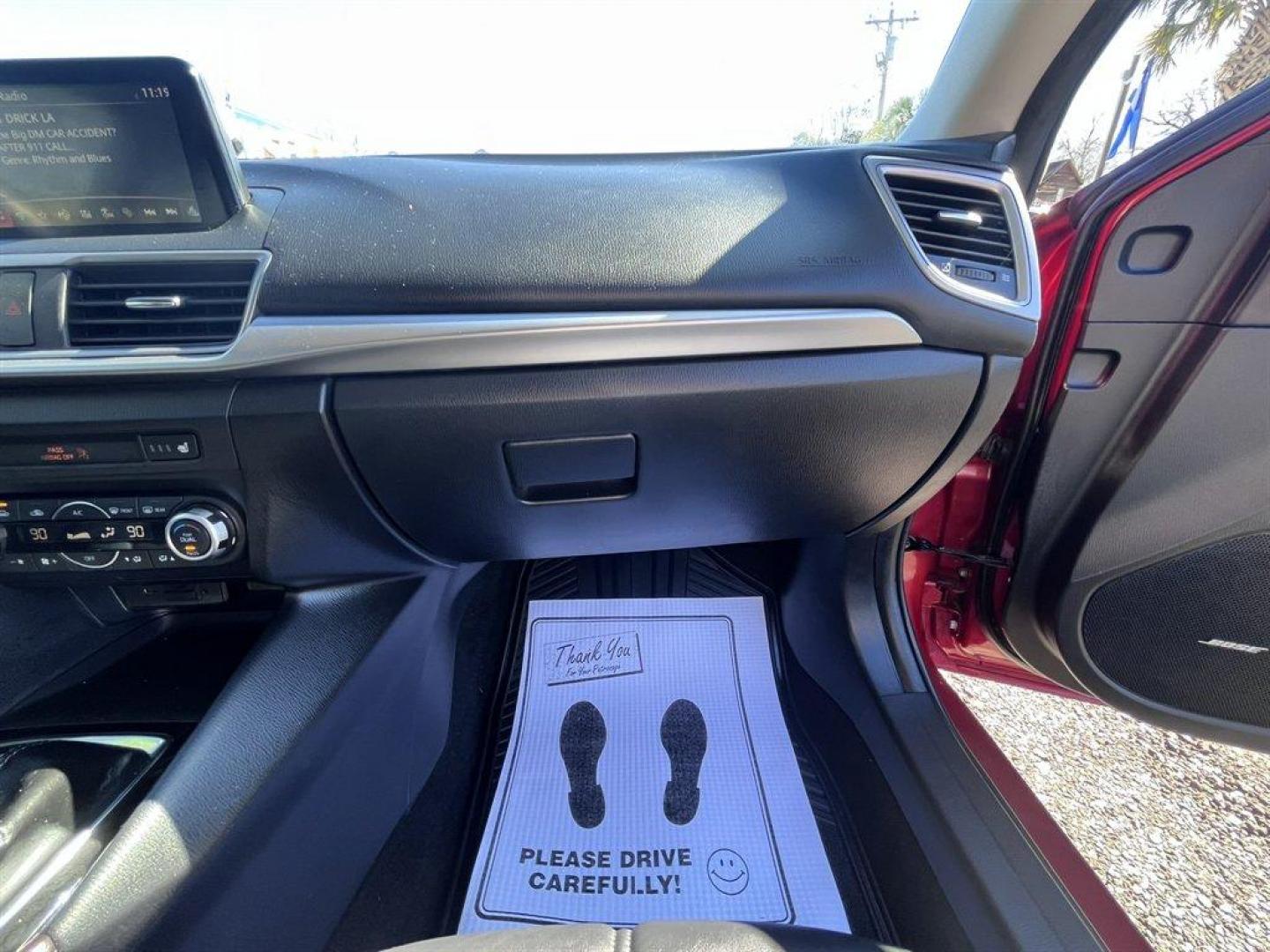 2018 Burgundy /Black Mazda Mazda3 (3MZBN1V39JM) with an 2.5l I-4 DI Dohc 2.5l engine, Manual transmission, located at 745 East Steele Rd., West Columbia, SC, 29170, (803) 755-9148, 33.927212, -81.148483 - Special Internet Price! 2018 Mazda Mazda3 with AM/FM radio, Backup camera, Manual transmission, Leather interior, Sunroof, Push to start, Keyless entry, Powered windows, Powered door locks, Plus more! - Photo#33