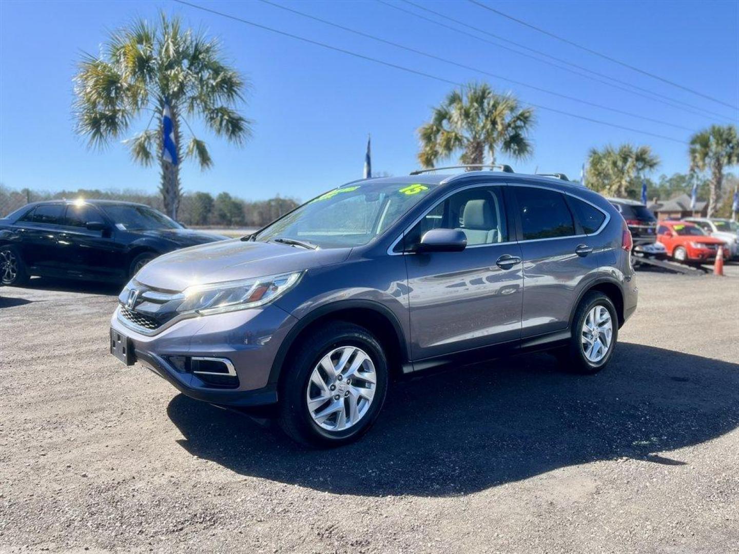2015 Grey /Grey Honda CR-V (5J6RM4H55FL) with an 2.4l I-4 MPI Dohc 2.4l engine, Automatic transmission, located at 745 East Steele Rd., West Columbia, SC, 29170, (803) 755-9148, 33.927212, -81.148483 - Special Internet Price! 2015 Honda CR-V with AM/FM radio, Cruise control, Backup camera, Sunroof, Keyless entry, Push to start, Cloth interior, Powered windows, Powered door locks, Plus more! - Photo#0
