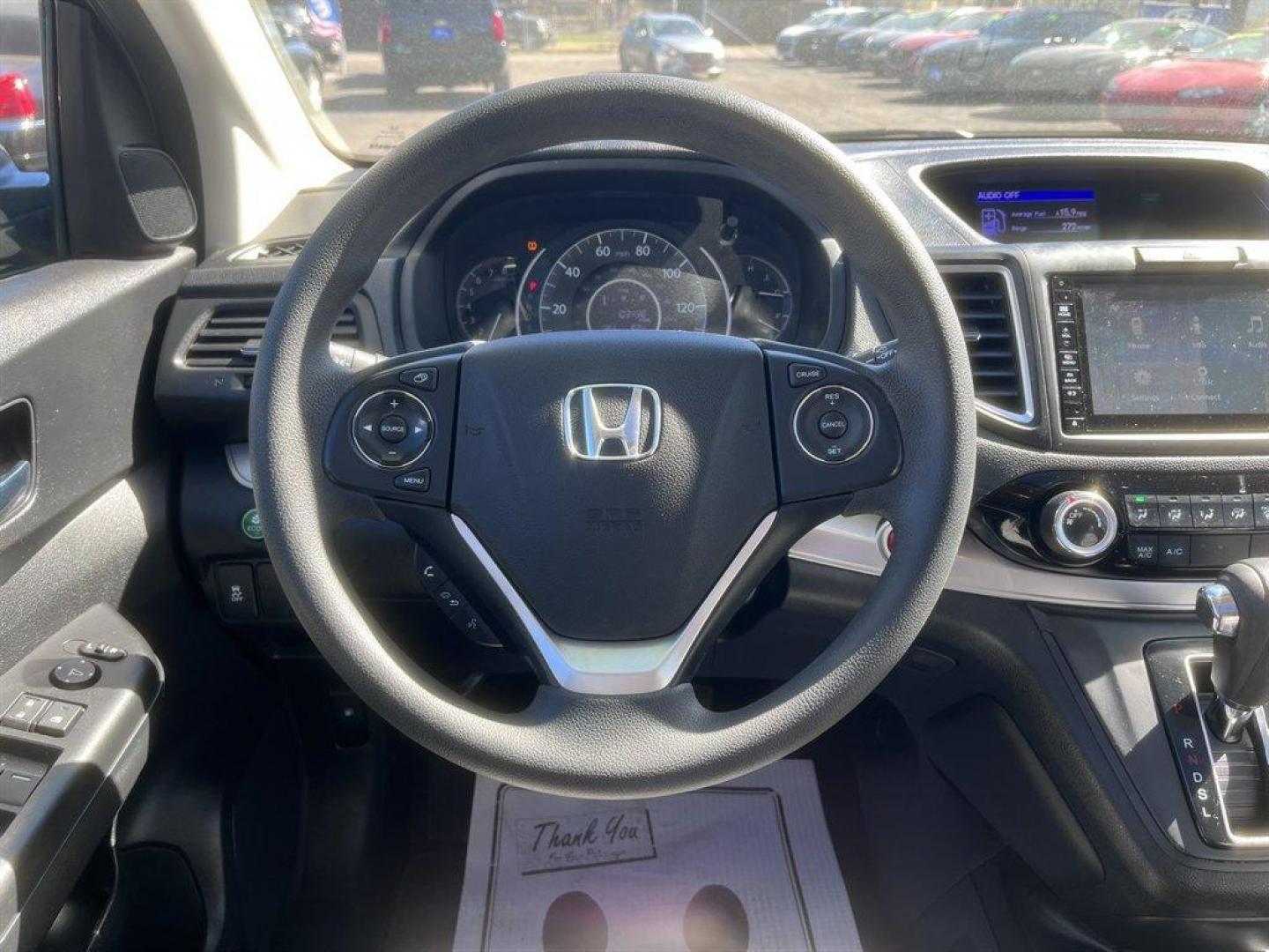 2015 Grey /Grey Honda CR-V (5J6RM4H55FL) with an 2.4l I-4 MPI Dohc 2.4l engine, Automatic transmission, located at 745 East Steele Rd., West Columbia, SC, 29170, (803) 755-9148, 33.927212, -81.148483 - Special Internet Price! 2015 Honda CR-V with AM/FM radio, Cruise control, Backup camera, Sunroof, Keyless entry, Push to start, Cloth interior, Powered windows, Powered door locks, Plus more! - Photo#7