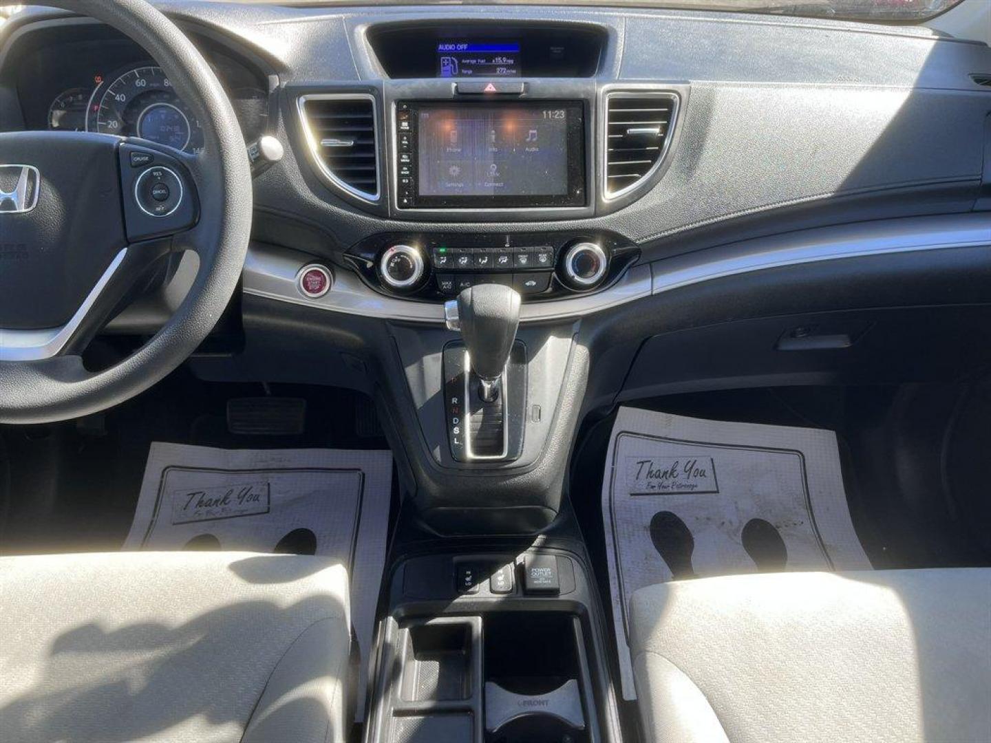 2015 Grey /Grey Honda CR-V (5J6RM4H55FL) with an 2.4l I-4 MPI Dohc 2.4l engine, Automatic transmission, located at 745 East Steele Rd., West Columbia, SC, 29170, (803) 755-9148, 33.927212, -81.148483 - Special Internet Price! 2015 Honda CR-V with AM/FM radio, Cruise control, Backup camera, Sunroof, Keyless entry, Push to start, Cloth interior, Powered windows, Powered door locks, Plus more! - Photo#11