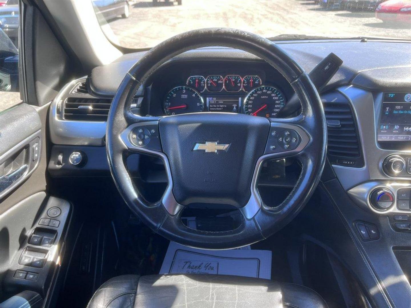 2017 Black /Black Chevrolet Tahoe (1GNSCBKC2HR) with an 5.3l V8 DI VVT Flex 5.3l engine, Automatic transmission, located at 745 East Steele Rd., West Columbia, SC, 29170, (803) 755-9148, 33.927212, -81.148483 - Special Internet Price! 2017 Chevrolet Tahoe with AM/FM radio, Bluetooth, Cruise control, Backup camera, Navigation, Leather interior, Keyless entry, 3rd row seating, Heated front seats, Powered front seats, Powered windows, Powered door locks, Plus more! - Photo#7