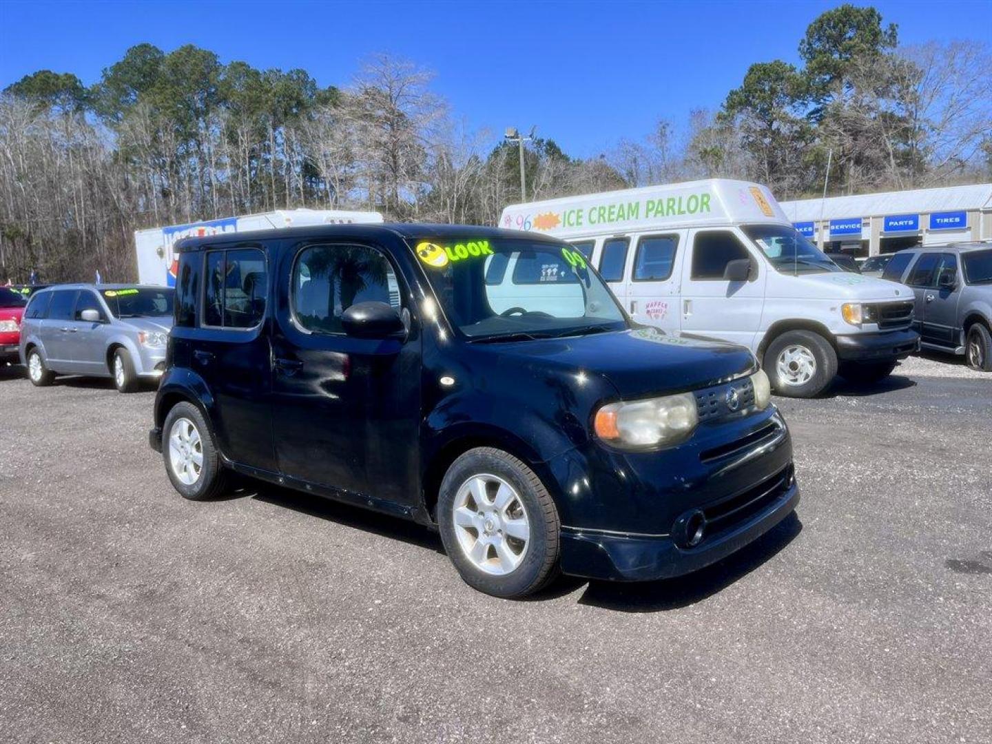 2009 Black /Grey Nissan Cube (JN8AZ28RX9T) with an 1.8l I-4 DI Dohc 1.8l engine, Automatic transmission, located at 745 East Steele Rd., West Columbia, SC, 29170, (803) 755-9148, 33.927212, -81.148483 - Special Internet Price! 2009 Nissan Cube with AM/FM radio, Cruise control, Manaual air conditioning, Cloth interior, Powered windows, Powered door locks, Plus more! - Photo#2