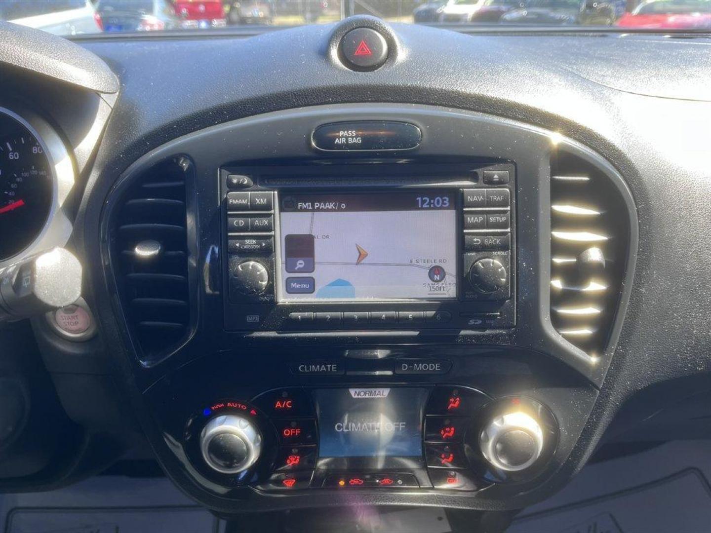 2014 Black /Black Nissan Juke (JN8AF5MV3ET) with an 1.6l I-4 DI Dohc T/C 1.6l engine, Automatic transmission, located at 745 East Steele Rd., West Columbia, SC, 29170, (803) 755-9148, 33.927212, -81.148483 - Special Internet Price! 2014 Nissan Juke with AM/FM radio, Backup camera, Navigation, Cruise control, Sunroof, Cloth interior. Powered windows, Powered door locks, Plus more! - Photo#12