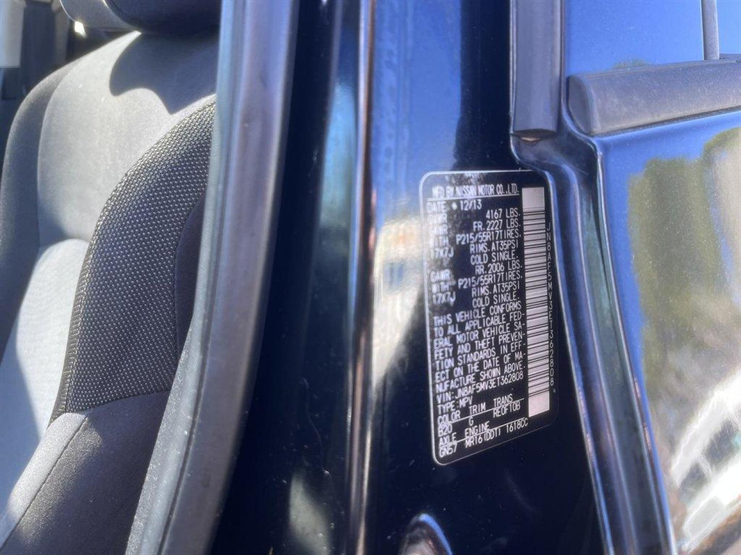 2014 Black /Black Nissan Juke (JN8AF5MV3ET) with an 1.6l I-4 DI Dohc T/C 1.6l engine, Automatic transmission, located at 745 East Steele Rd., West Columbia, SC, 29170, (803) 755-9148, 33.927212, -81.148483 - Special Internet Price! 2014 Nissan Juke with AM/FM radio, Backup camera, Navigation, Cruise control, Sunroof, Cloth interior. Powered windows, Powered door locks, Plus more! - Photo#40