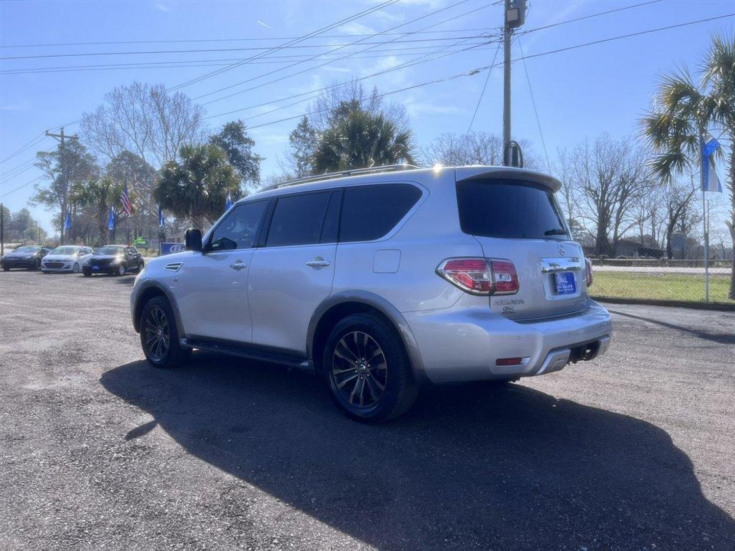 2017 Silver /Black Nissan Armada (JN8AY2NC5H9) with an 5.6l V8 MPI Dohc 5.6l engine, Automatic transmission, located at 745 East Steele Rd., West Columbia, SC, 29170, (803) 755-9148, 33.927212, -81.148483 - Special Internet Price! 2017 Nissan Armada Platinum with AM/FM radio, Bluetooth, Navigation, Backup camera, Cruise control, Sunroof, Keyless entry, Push to start, Leather interior, Heated seats, Powered front seats, 3rd row seating, Powered windows, Powered door locks, Plus more! - Photo#5