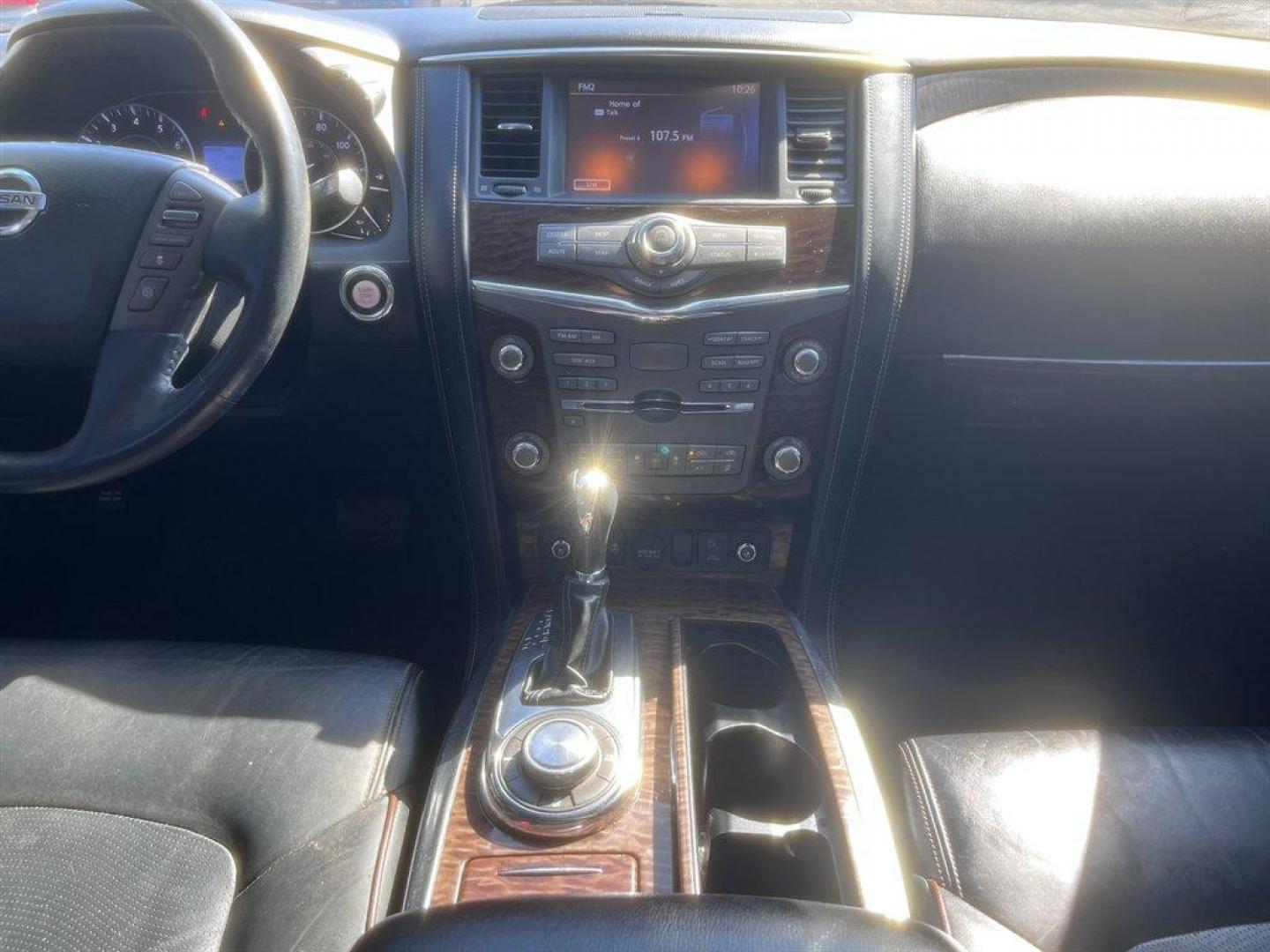 2017 Silver /Black Nissan Armada (JN8AY2NC5H9) with an 5.6l V8 MPI Dohc 5.6l engine, Automatic transmission, located at 745 East Steele Rd., West Columbia, SC, 29170, (803) 755-9148, 33.927212, -81.148483 - Special Internet Price! 2017 Nissan Armada Platinum with AM/FM radio, Bluetooth, Navigation, Backup camera, Cruise control, Sunroof, Keyless entry, Push to start, Leather interior, Heated seats, Powered front seats, 3rd row seating, Powered windows, Powered door locks, Plus more! - Photo#11