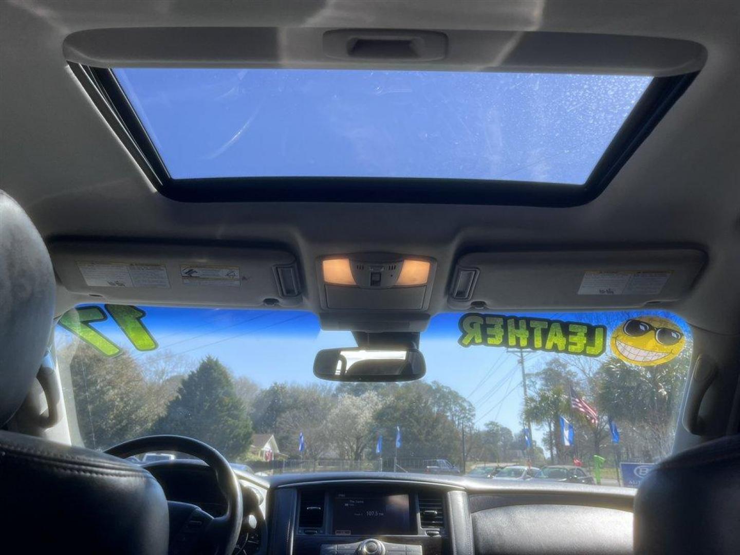 2017 Silver /Black Nissan Armada (JN8AY2NC5H9) with an 5.6l V8 MPI Dohc 5.6l engine, Automatic transmission, located at 745 East Steele Rd., West Columbia, SC, 29170, (803) 755-9148, 33.927212, -81.148483 - Special Internet Price! 2017 Nissan Armada Platinum with AM/FM radio, Bluetooth, Navigation, Backup camera, Cruise control, Sunroof, Keyless entry, Push to start, Leather interior, Heated seats, Powered front seats, 3rd row seating, Powered windows, Powered door locks, Plus more! - Photo#17