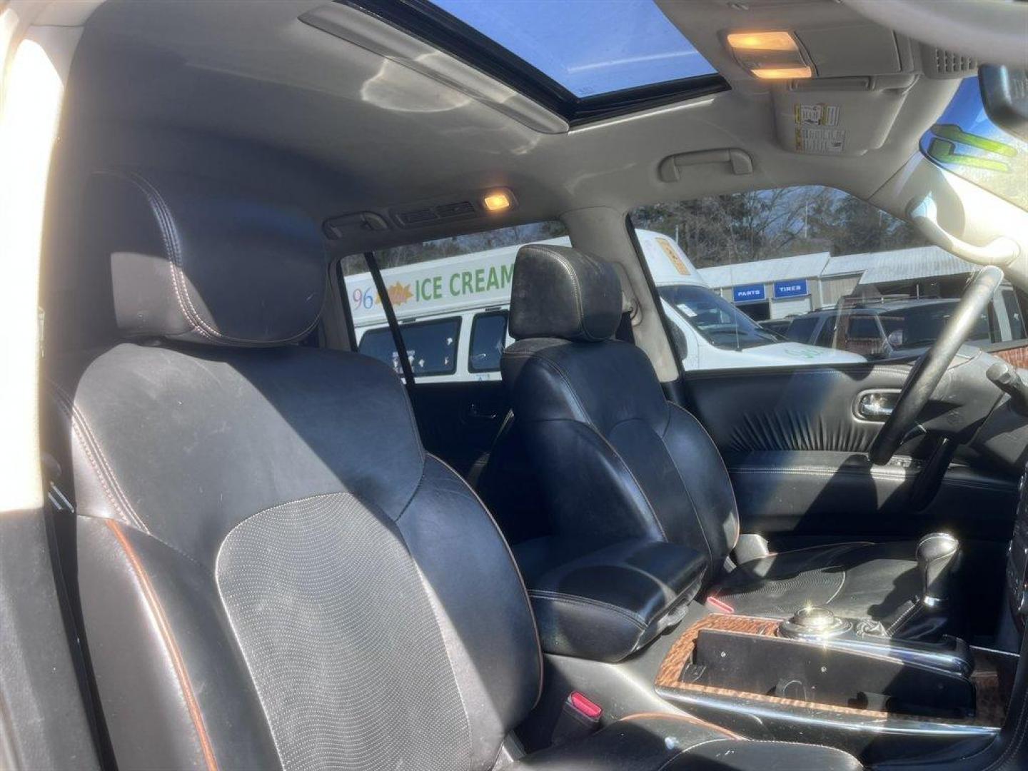 2017 Silver /Black Nissan Armada (JN8AY2NC5H9) with an 5.6l V8 MPI Dohc 5.6l engine, Automatic transmission, located at 745 East Steele Rd., West Columbia, SC, 29170, (803) 755-9148, 33.927212, -81.148483 - Special Internet Price! 2017 Nissan Armada Platinum with AM/FM radio, Bluetooth, Navigation, Backup camera, Cruise control, Sunroof, Keyless entry, Push to start, Leather interior, Heated seats, Powered front seats, 3rd row seating, Powered windows, Powered door locks, Plus more! - Photo#32