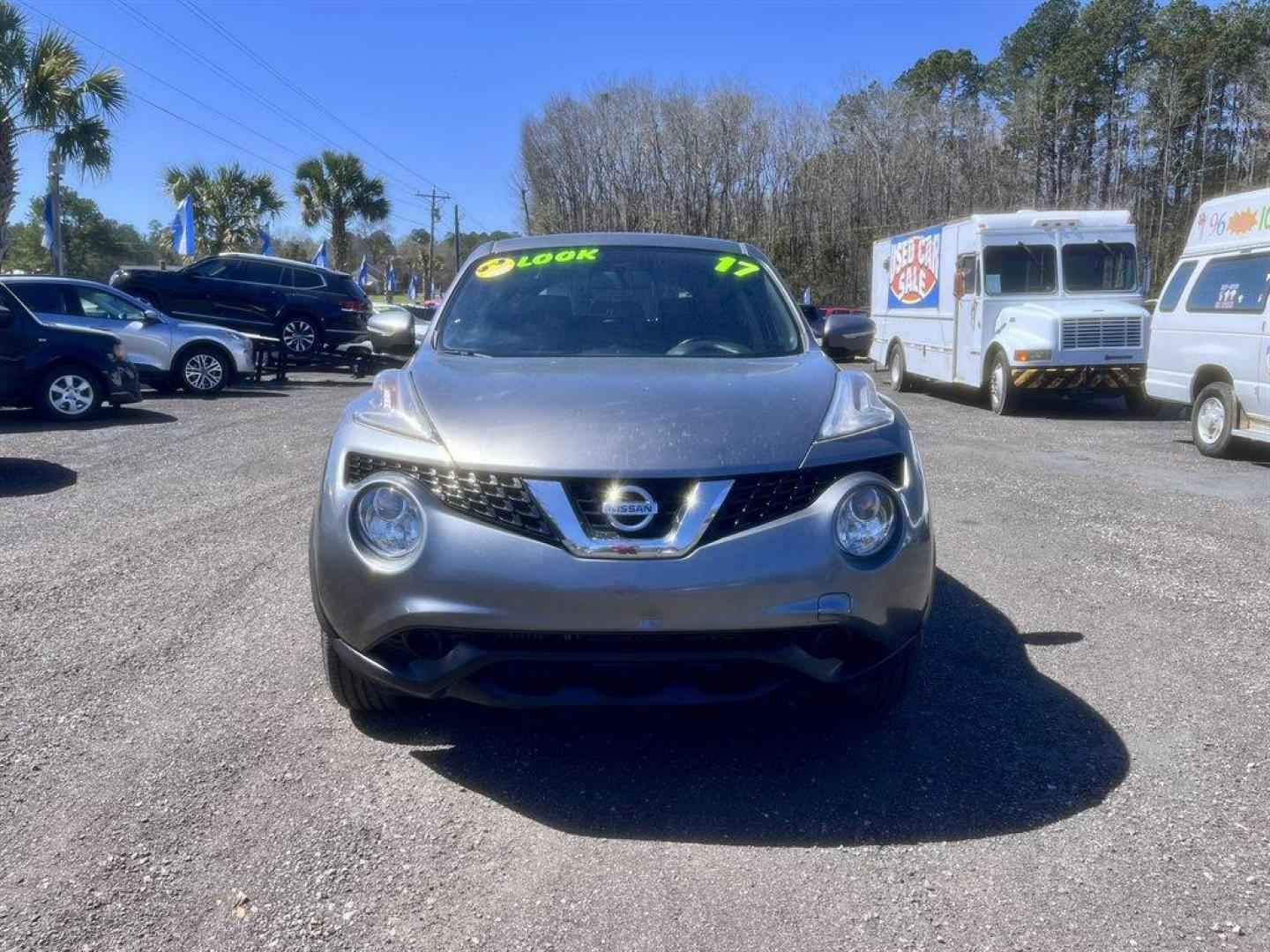 2017 Grey /Black Nissan Juke (JN8AF5MR4HT) with an 1.6l I-4 DI Dohc T/C 1.6l engine, Automatic transmission, located at 745 East Steele Rd., West Columbia, SC, 29170, (803) 755-9148, 33.927212, -81.148483 - Special Internet Price! 2017 Nissan Juke with AM/FM radio, Bluetooth, Backup camera, Navigation, Cruise control, Sunroof, Push to start, Keyless entry, Cloth interior, Powered windows, Powered door locks, Plus more! - Photo#1