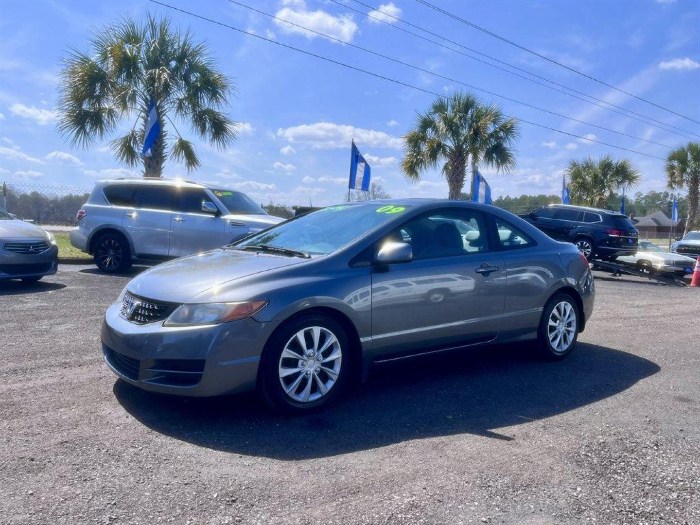 2009 Grey /Grey Honda Civic (2HGFG12629H) with an 1.8l I-4 MPI Sohc 1.8l engine, Automatic transmission, located at 745 East Steele Rd., West Columbia, SC, 29170, (803) 755-9148, 33.927212, -81.148483 - Special Internet Price! 2009 Honda Civic with AM/FM radio, Cruise control, Keyless entry, Manual air conditioning, Cloth interior, Powered windows, Powered door locks, Plus more! - Photo#0