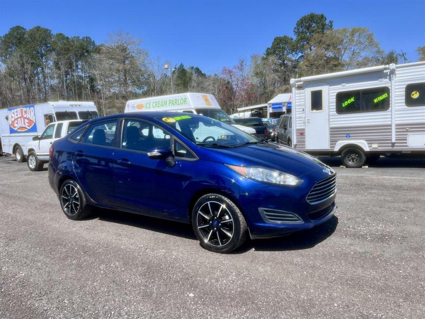 2016 Blue /Black Ford Fiesta (3FADP4BJ9GM) with an 1.6l I-4 Smpi Dohc 1.6l engine, Automatic transmission, located at 745 East Steele Rd., West Columbia, SC, 29170, (803) 755-9148, 33.927212, -81.148483 - Special Internet Price! 2016 Ford Fiesta with AM/FM radio, Cruise control, Keyless entry, Heated front seats, Cloth interior, Powered windows, Powered door locks, Plus more! - Photo#2