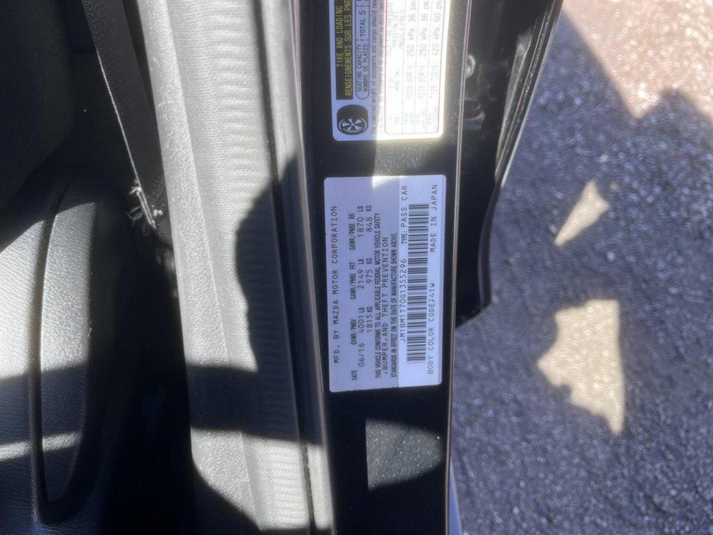 2016 Black /Black Mazda Mazda3 (JM1BM1T70G1) with an 2.0l I-4 DI Dohc 2.0l engine, Automatic transmission, located at 745 East Steele Rd., West Columbia, SC, 29170, (803) 755-9148, 33.927212, -81.148483 - Special Internet Price! 2016 Mazda Mazda3 with AM/FM radio, Bluetooth, Backup camera, Cruise control, Cloth interior, Keyless entry, Push to start, Powered windows, Powered door locks, Plus more! - Photo#35