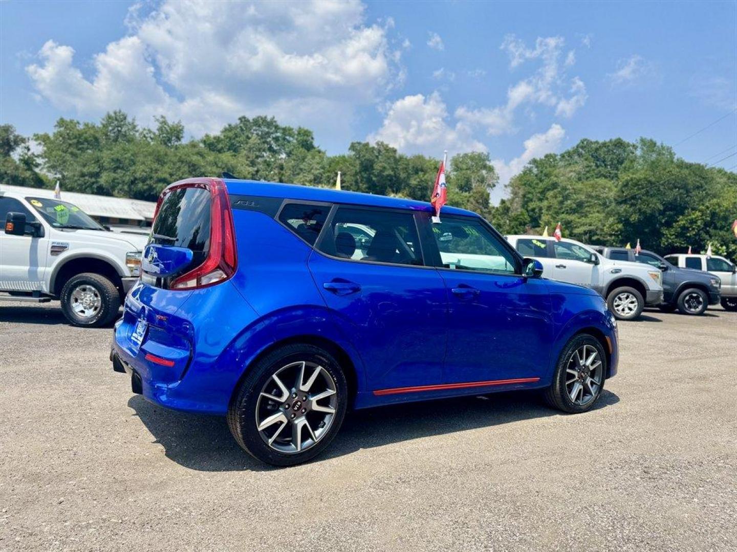 2021 Blue /Black Kia Soul (KNDJ63AU9M7) with an 2.0l I-4 DI Dohc 2.0l engine, Automatic transmission, located at 745 East Steele Rd., West Columbia, SC, 29170, (803) 755-9148, 33.927212, -81.148483 - Special Internet Price! 2021 Kia Soul with AM/FM radio, Bluetooth, Backup camera, Cruise control, Sunroof, Cloth interior, Powered windows, Powered door locks, Plus more! - Photo#3