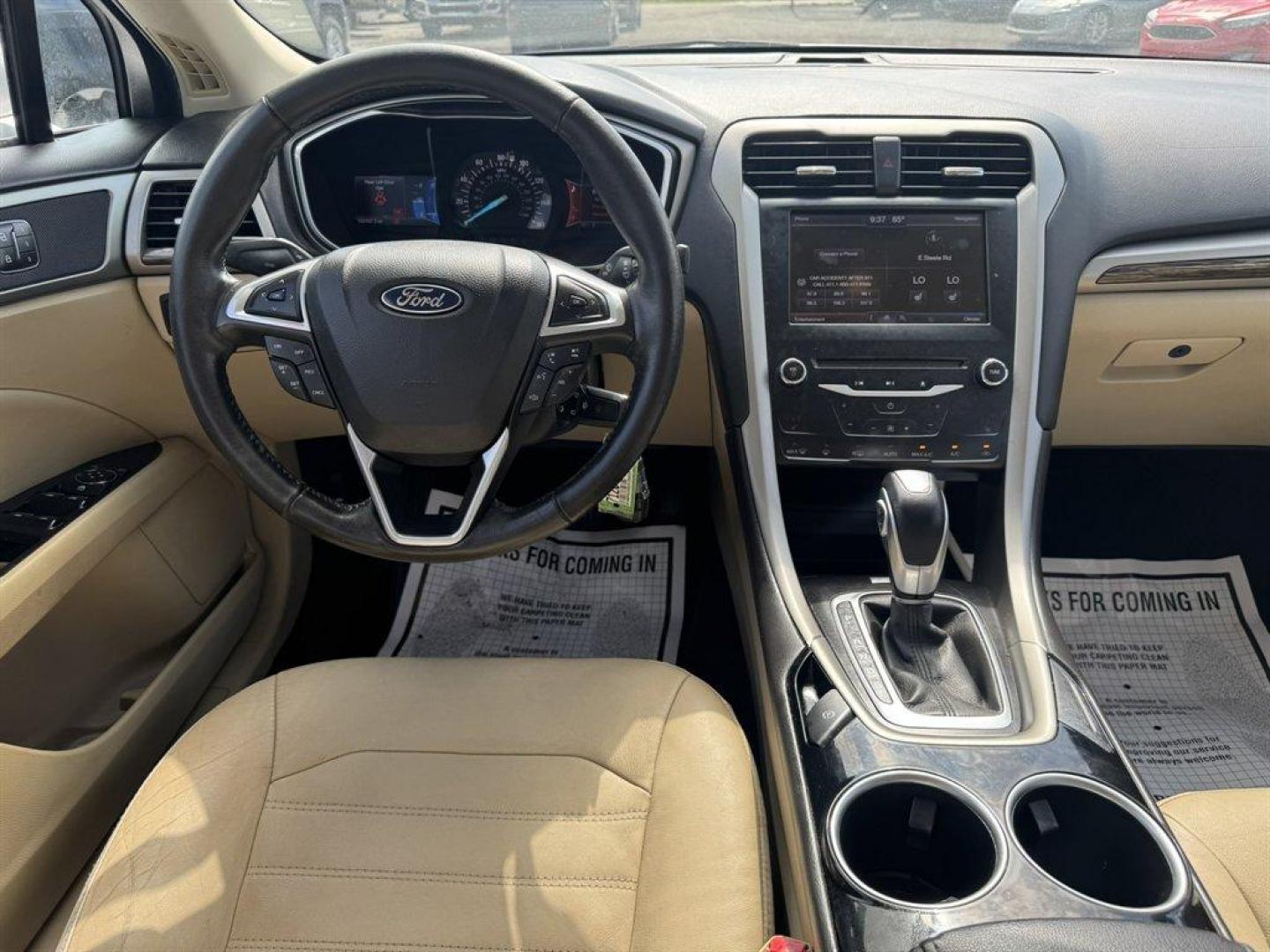 2014 Silver /Taupe Ford Fusion (3FA6P0HD5ER) with an 1.5l I-4 DI Dohc Ecoboost engine, Automatic transmission, located at 745 East Steele Rd., West Columbia, SC, 29170, (803) 755-9148, 33.927212, -81.148483 - Special Internet Price! 2014 Ford Fusion with AM/FM radio, Bluetooth, Backup camera, Navigation, Leather interior, Keyless entry, Sunroof, Powered windows, Powered door locks, Plus more! - Photo#6