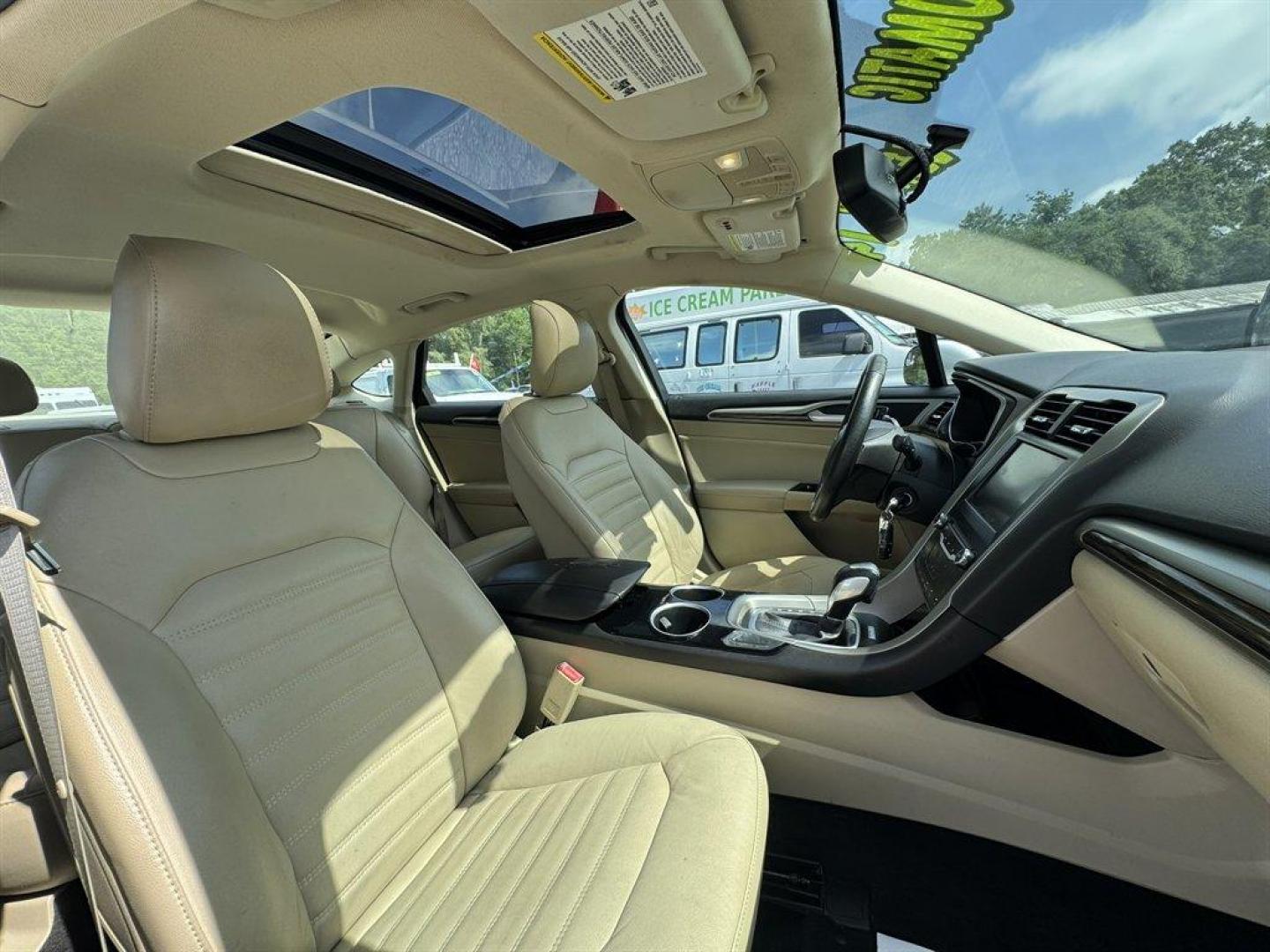 2014 Silver /Taupe Ford Fusion (3FA6P0HD5ER) with an 1.5l I-4 DI Dohc Ecoboost engine, Automatic transmission, located at 745 East Steele Rd., West Columbia, SC, 29170, (803) 755-9148, 33.927212, -81.148483 - Special Internet Price! 2014 Ford Fusion with AM/FM radio, Bluetooth, Backup camera, Navigation, Leather interior, Keyless entry, Sunroof, Powered windows, Powered door locks, Plus more! - Photo#30