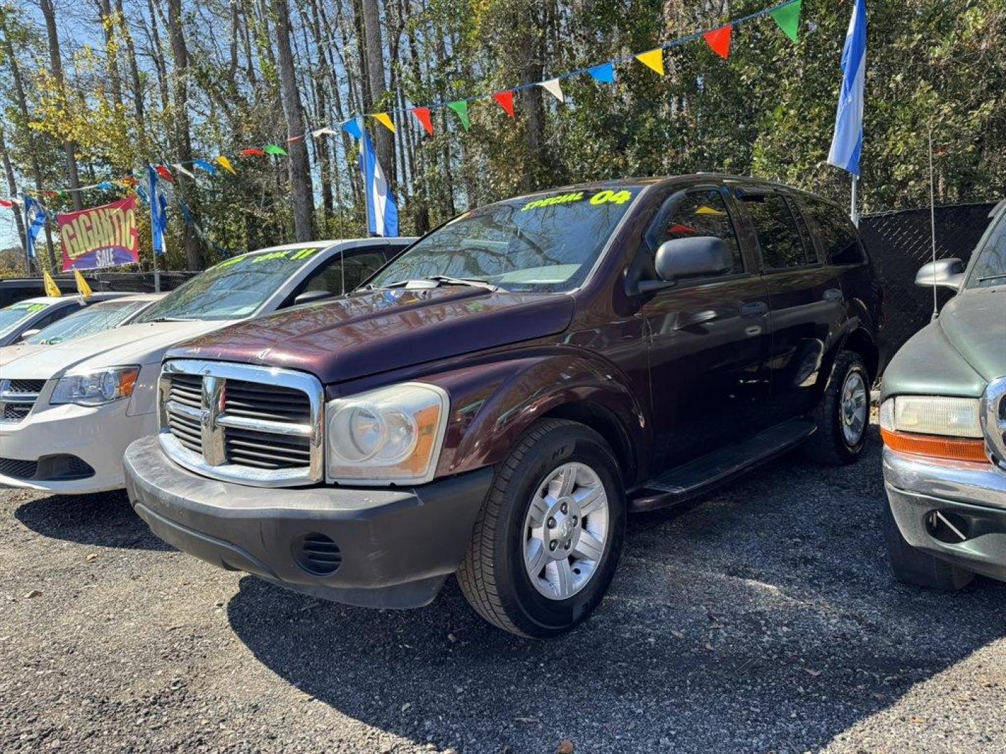 2004 Purple /Grey Dodge Durango (1D4HD38K74F) with an 3.7l V6 MPI 3.7l engine, Automatic transmission, located at 745 East Steele Rd., West Columbia, SC, 29170, (803) 755-9148, 33.927212, -81.148483 - CASH CAR!!! AS IS!!! AS IS!!! AS IS!!! - Photo#0
