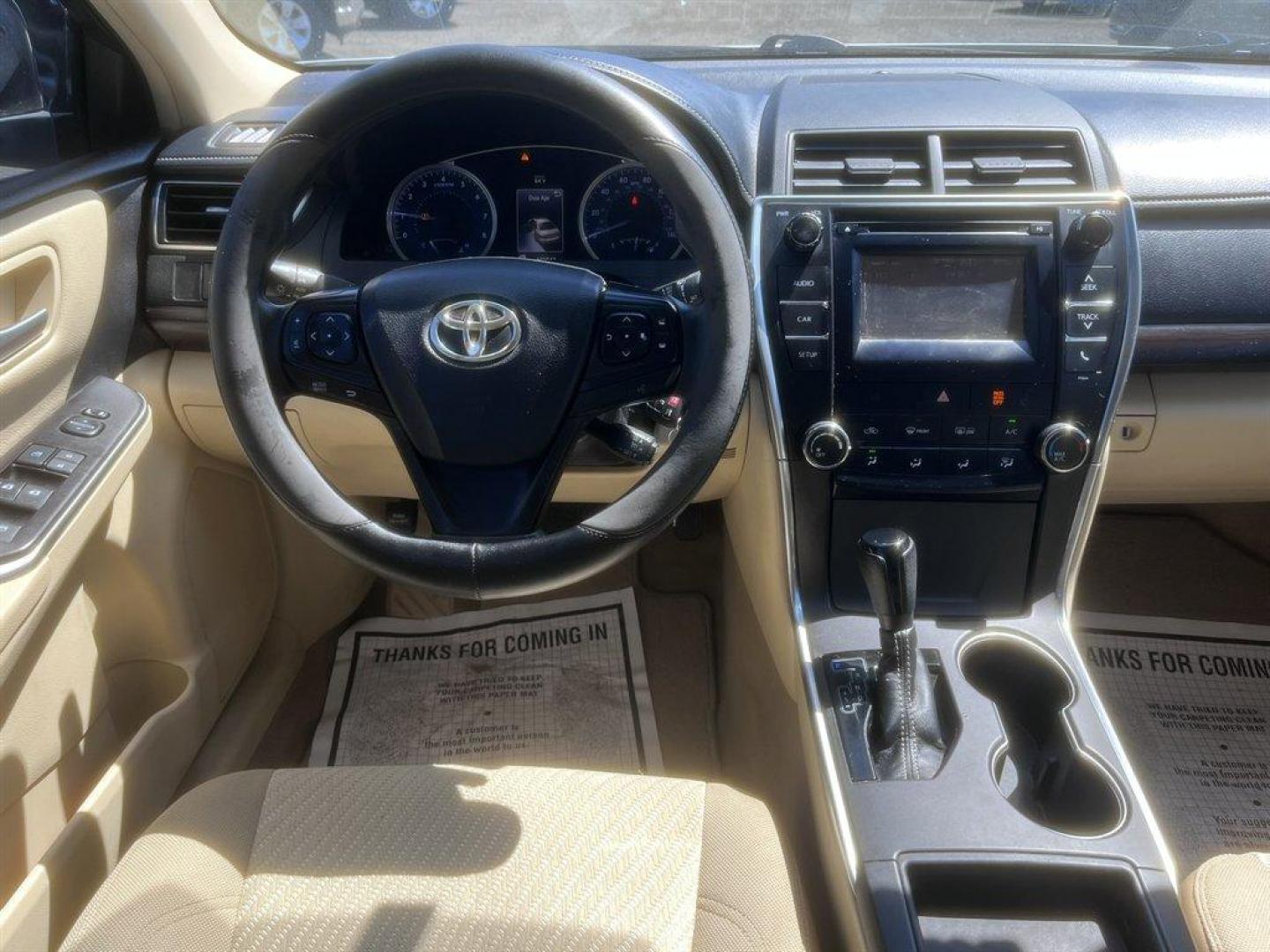 2016 White /Tan Toyota Camry (4T1BF1FK9GU) with an 2.5l I-4 SFI Dohc VVT-I 2 engine, Automatic transmission, located at 745 East Steele Rd., West Columbia, SC, 29170, (803) 755-9148, 33.927212, -81.148483 - Special Internet Price! 2016 Toyota Camry LE with AM/FM radio, Backup camera, Cruise control, Cloth interior, Keyless entry, Powered driver seat, Powered windows, Powered door locks, Plus more! - Photo#6