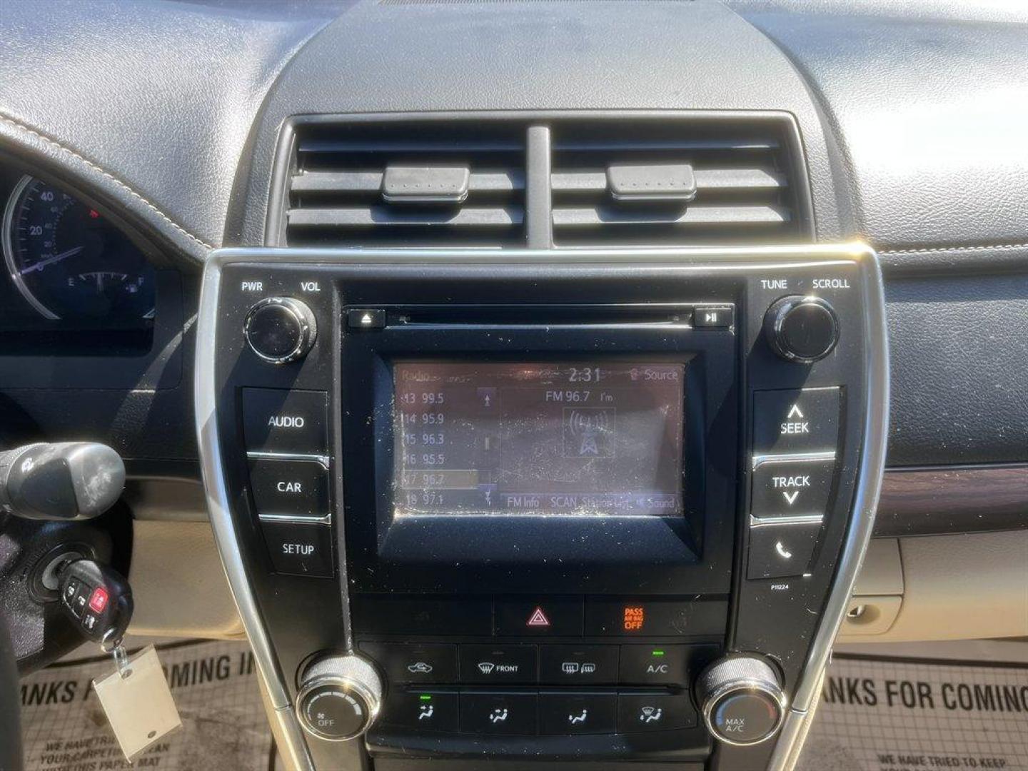 2016 White /Tan Toyota Camry (4T1BF1FK9GU) with an 2.5l I-4 SFI Dohc VVT-I 2 engine, Automatic transmission, located at 745 East Steele Rd., West Columbia, SC, 29170, (803) 755-9148, 33.927212, -81.148483 - Special Internet Price! 2016 Toyota Camry LE with AM/FM radio, Backup camera, Cruise control, Cloth interior, Keyless entry, Powered driver seat, Powered windows, Powered door locks, Plus more! - Photo#13