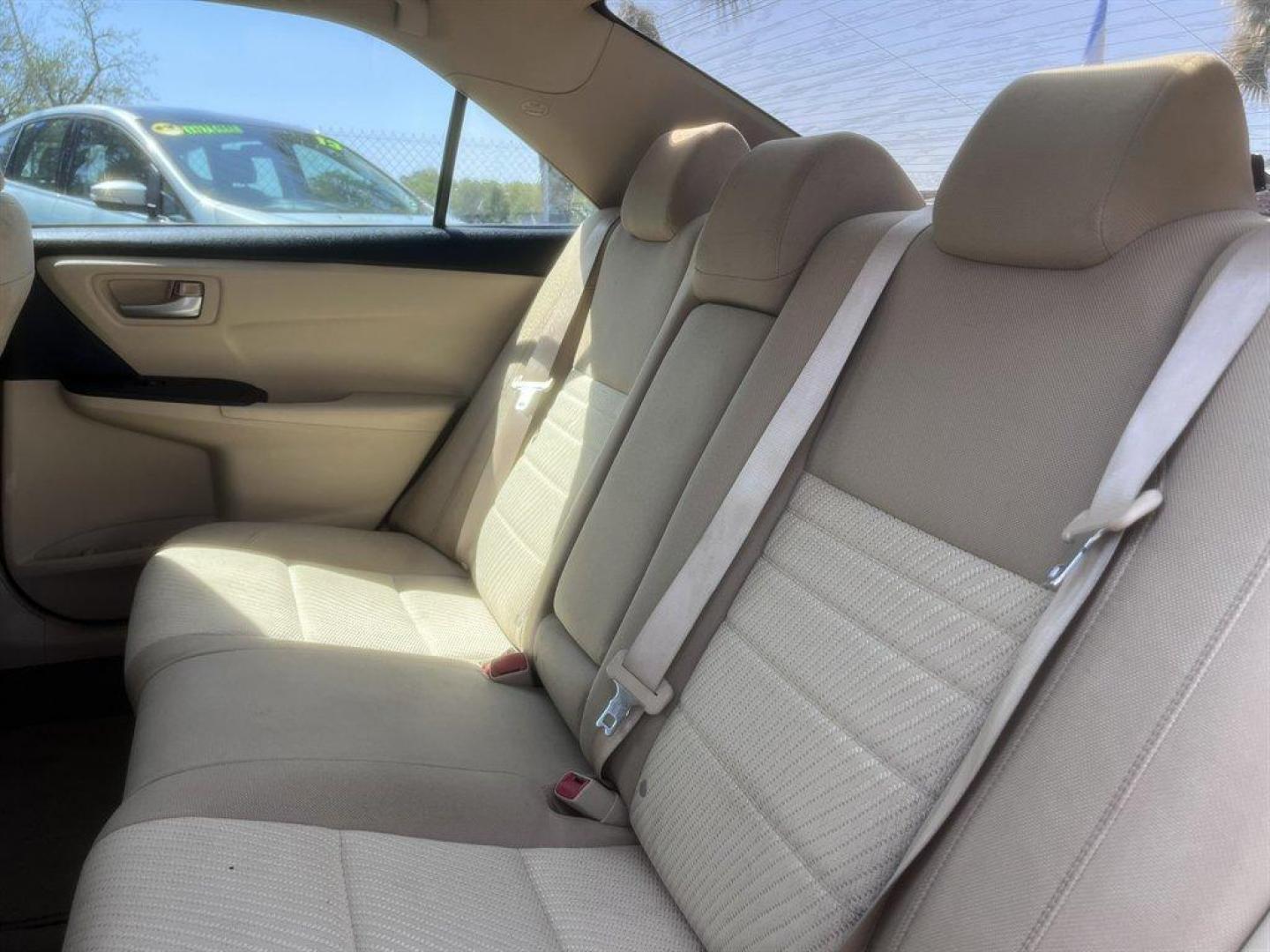 2016 White /Tan Toyota Camry (4T1BF1FK9GU) with an 2.5l I-4 SFI Dohc VVT-I 2 engine, Automatic transmission, located at 745 East Steele Rd., West Columbia, SC, 29170, (803) 755-9148, 33.927212, -81.148483 - Special Internet Price! 2016 Toyota Camry LE with AM/FM radio, Backup camera, Cruise control, Cloth interior, Keyless entry, Powered driver seat, Powered windows, Powered door locks, Plus more! - Photo#23