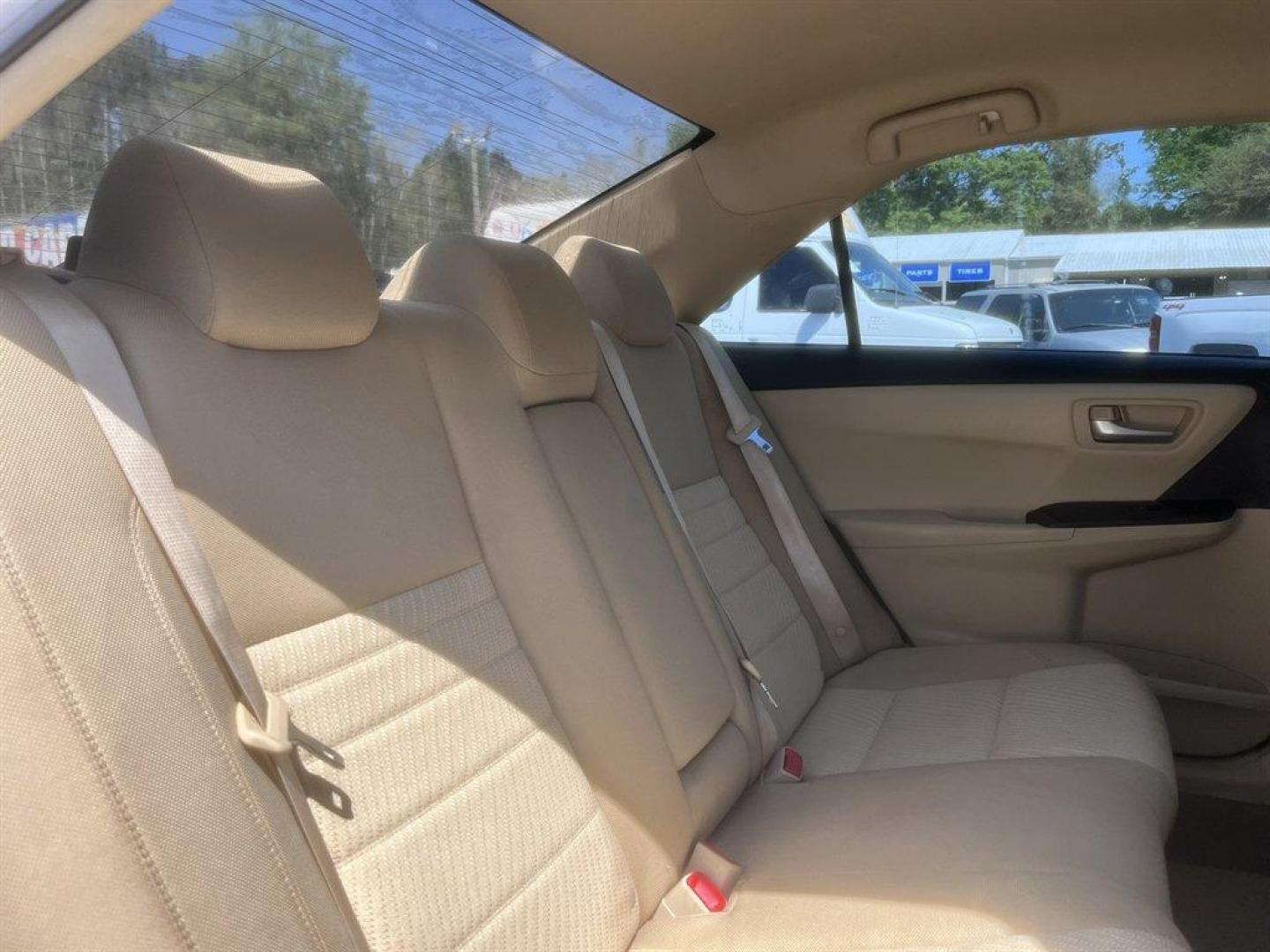 2016 White /Tan Toyota Camry (4T1BF1FK9GU) with an 2.5l I-4 SFI Dohc VVT-I 2 engine, Automatic transmission, located at 745 East Steele Rd., West Columbia, SC, 29170, (803) 755-9148, 33.927212, -81.148483 - Special Internet Price! 2016 Toyota Camry LE with AM/FM radio, Backup camera, Cruise control, Cloth interior, Keyless entry, Powered driver seat, Powered windows, Powered door locks, Plus more! - Photo#25