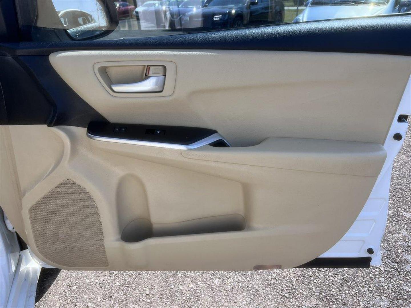 2016 White /Tan Toyota Camry (4T1BF1FK9GU) with an 2.5l I-4 SFI Dohc VVT-I 2 engine, Automatic transmission, located at 745 East Steele Rd., West Columbia, SC, 29170, (803) 755-9148, 33.927212, -81.148483 - Special Internet Price! 2016 Toyota Camry LE with AM/FM radio, Backup camera, Cruise control, Cloth interior, Keyless entry, Powered driver seat, Powered windows, Powered door locks, Plus more! - Photo#26