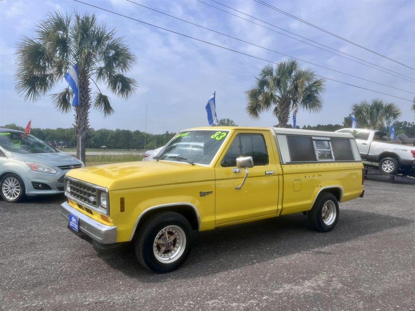 1983 Yellow /Black Ford Ranger (1FTCR10A9DU) with an 2.3l I-4 1bbl 2.3l engine, Manual transmission, located at 745 East Steele Rd., West Columbia, SC, 29170, (803) 755-9148, 33.927212, -81.148483 - Special Internet Price! 1983 Ford Ranger - Photo#0