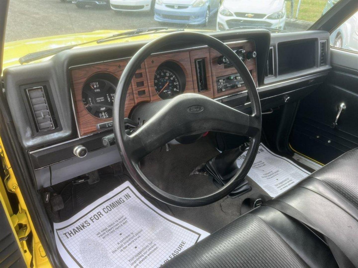 1983 Yellow /Black Ford Ranger (1FTCR10A9DU) with an 2.3l I-4 1bbl 2.3l engine, Manual transmission, located at 745 East Steele Rd., West Columbia, SC, 29170, (803) 755-9148, 33.927212, -81.148483 - Special Internet Price! 1983 Ford Ranger - Photo#6