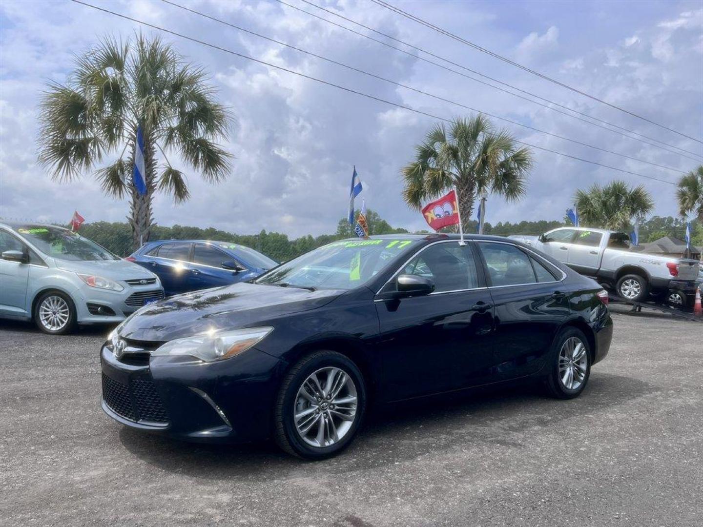 2017 Black /Black Toyota Camry (4T1BF1FK6HU) with an 2.5l I-4 SFI Dohc VVT-I 2 engine, Automatic transmission, located at 745 East Steele Rd., West Columbia, SC, 29170, (803) 755-9148, 33.927212, -81.148483 - Special Internet Price! 2017 Toyota Camry with AM/FM radio, Bluetooth, Backup camera, Navigation, Cruise control, Keyless entry, Powered driver seat, Leather interior, Powered windows, Powered door locks, Plus more! - Photo#0