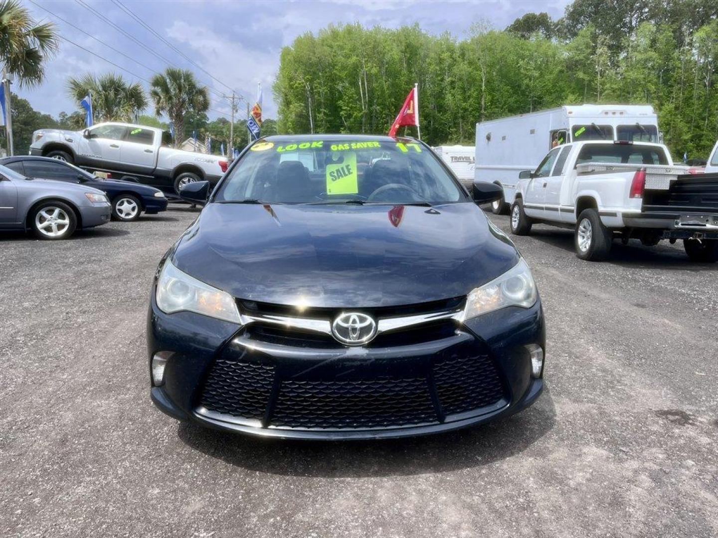 2017 Black /Black Toyota Camry (4T1BF1FK6HU) with an 2.5l I-4 SFI Dohc VVT-I 2 engine, Automatic transmission, located at 745 East Steele Rd., West Columbia, SC, 29170, (803) 755-9148, 33.927212, -81.148483 - Special Internet Price! 2017 Toyota Camry with AM/FM radio, Bluetooth, Backup camera, Navigation, Cruise control, Keyless entry, Powered driver seat, Leather interior, Powered windows, Powered door locks, Plus more! - Photo#1
