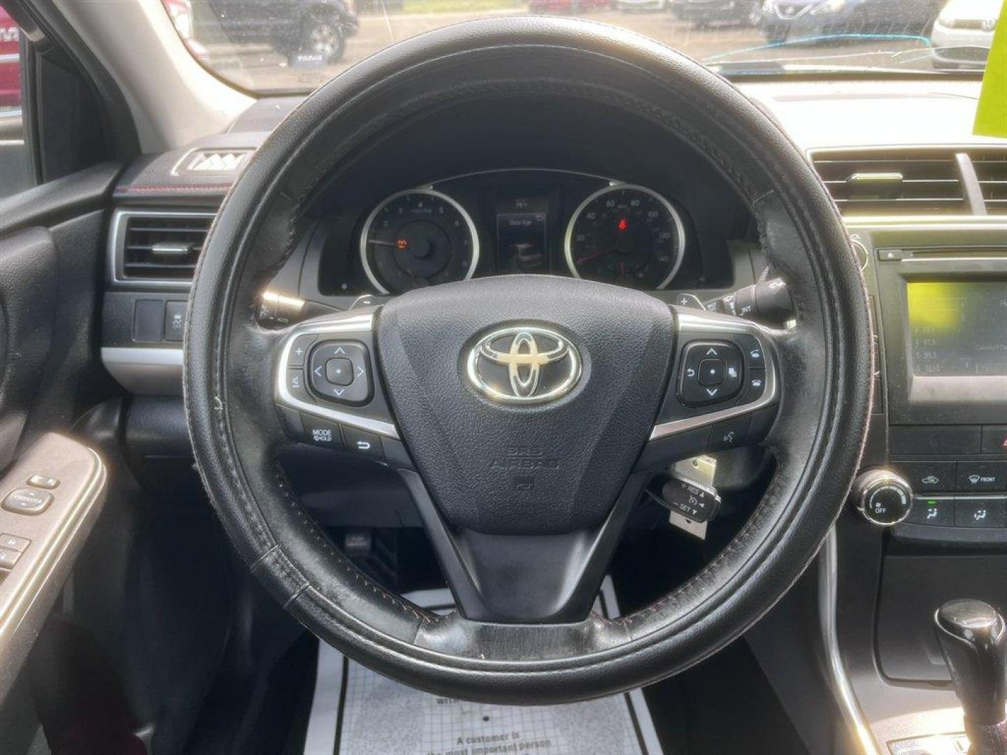 2017 Black /Black Toyota Camry (4T1BF1FK6HU) with an 2.5l I-4 SFI Dohc VVT-I 2 engine, Automatic transmission, located at 745 East Steele Rd., West Columbia, SC, 29170, (803) 755-9148, 33.927212, -81.148483 - Special Internet Price! 2017 Toyota Camry with AM/FM radio, Bluetooth, Backup camera, Navigation, Cruise control, Keyless entry, Powered driver seat, Leather interior, Powered windows, Powered door locks, Plus more! - Photo#7