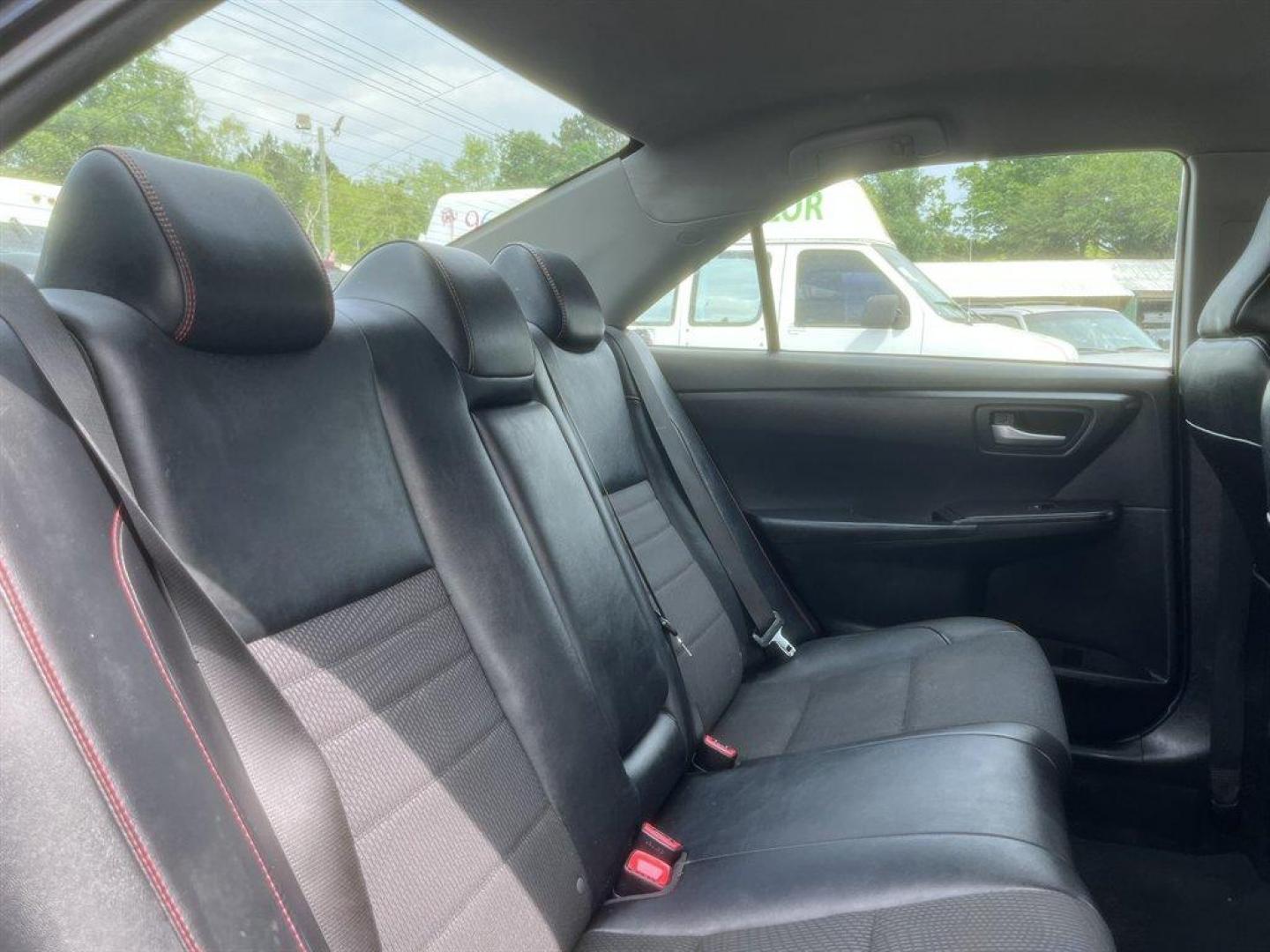 2017 Black /Black Toyota Camry (4T1BF1FK6HU) with an 2.5l I-4 SFI Dohc VVT-I 2 engine, Automatic transmission, located at 745 East Steele Rd., West Columbia, SC, 29170, (803) 755-9148, 33.927212, -81.148483 - Special Internet Price! 2017 Toyota Camry with AM/FM radio, Bluetooth, Backup camera, Navigation, Cruise control, Keyless entry, Powered driver seat, Leather interior, Powered windows, Powered door locks, Plus more! - Photo#23