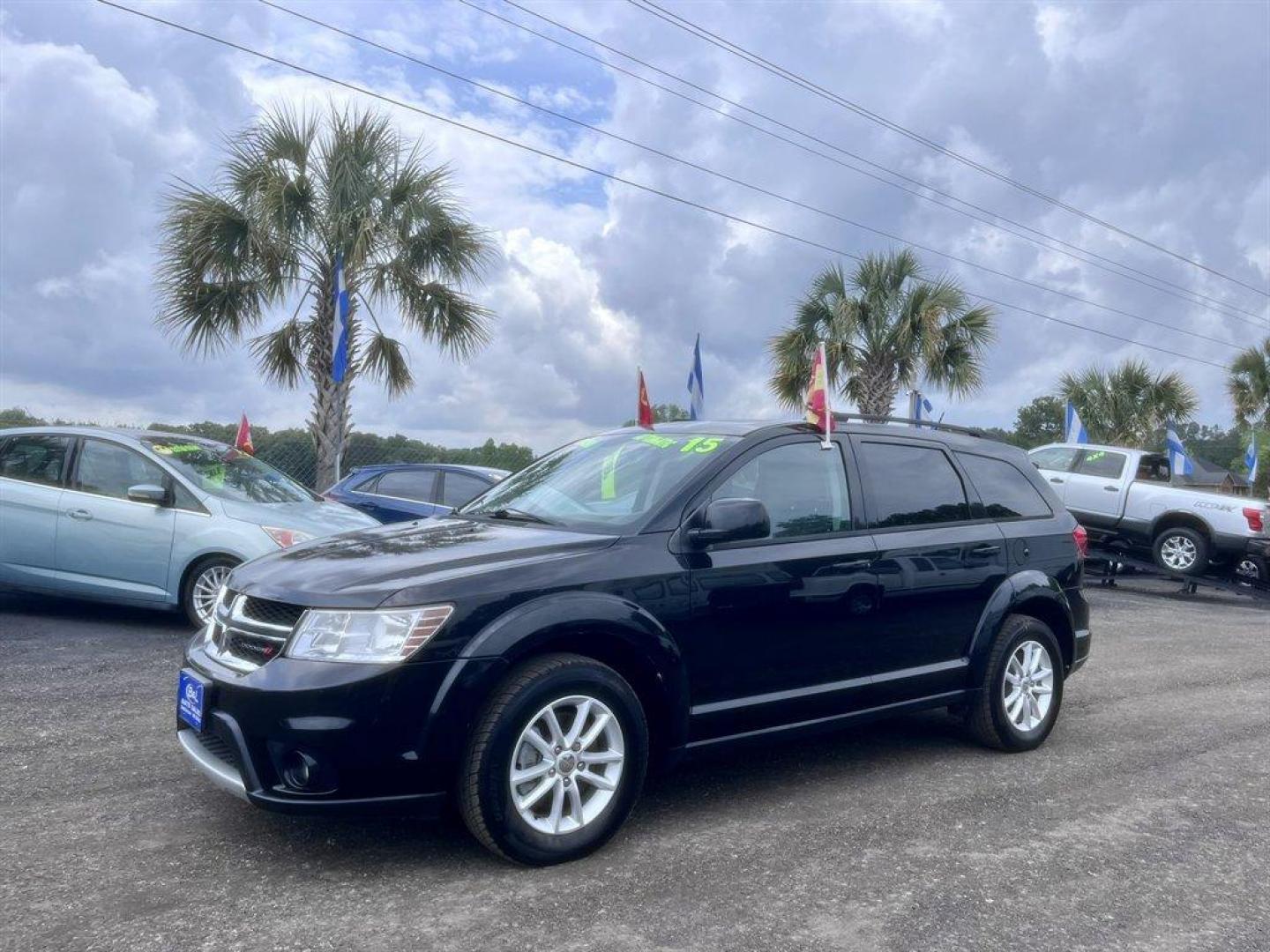 2015 Black /Black Dodge Journey (3C4PDDBG3FT) with an 3.6l V6 MPI Dohc VVT Flex engine, Automatic transmission, located at 745 East Steele Rd., West Columbia, SC, 29170, (803) 755-9148, 33.927212, -81.148483 - Special Internet Price! 2015 Dodge Journey with AM/FM radio, Cruise control, Backup camera, Sunroof, Cloth interior, Powered windows, Powered door locks, Plus more! - Photo#0
