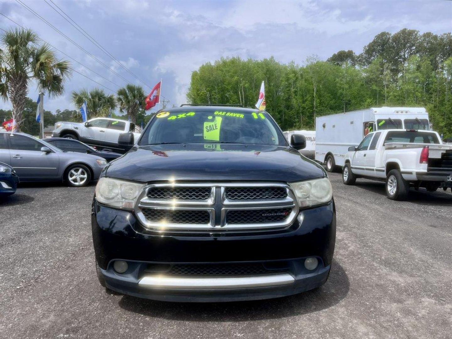 2011 Black /Black Dodge Durango (1D4RD2GG8BC) with an 3.6l V6 MPI Dohc 3.6l engine, Automatic transmission, located at 745 East Steele Rd., West Columbia, SC, 29170, (803) 755-9148, 33.927212, -81.148483 - Special Internet Price! 2011 Dodge Durango with AM/FM radio, Backup camera, Cruise control, 3rd row seating, Cloth interior, Powered windows, Powered door locks, Plus more! - Photo#1
