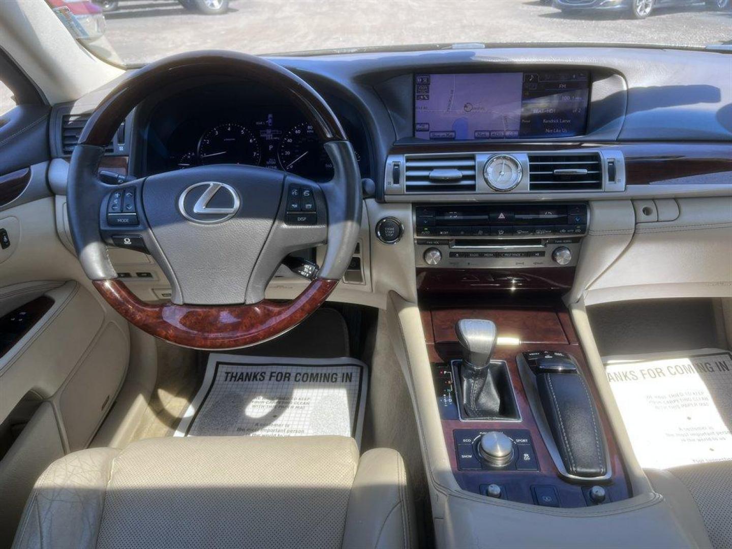 2013 Black /Tan Lexus LS 460 (JTHBL5EF9D5) with an 4.6l V8 SFI Dohc VVT-I 4. engine, Automatic transmission, located at 745 East Steele Rd., West Columbia, SC, 29170, (803) 755-9148, 33.927212, -81.148483 - Special Internet Price! 2013 Lexus LS with AM/FM radio, Backup camera, Navigation, Sunroof, Push to start, Keyless entry, Powered front seats, Heating and cooling front seats, Leather interior, Powered windows, Powered door locks, Plus more! - Photo#6