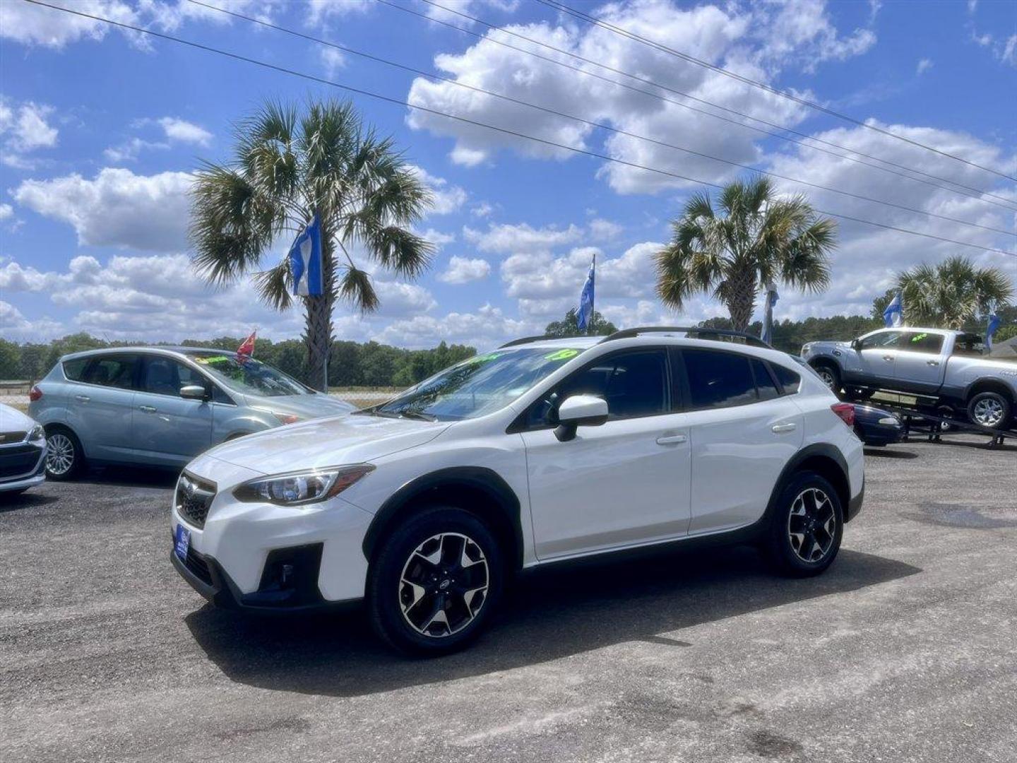 2019 White /Black Subaru Crosstrek (JF2GTACCXK9) with an 2.0l H-4 DI Dohc 2.0l engine, Manual transmission, located at 745 East Steele Rd., West Columbia, SC, 29170, (803) 755-9148, 33.927212, -81.148483 - Special Internet Price! 2019 Subaru Crosstrek - Photo#0
