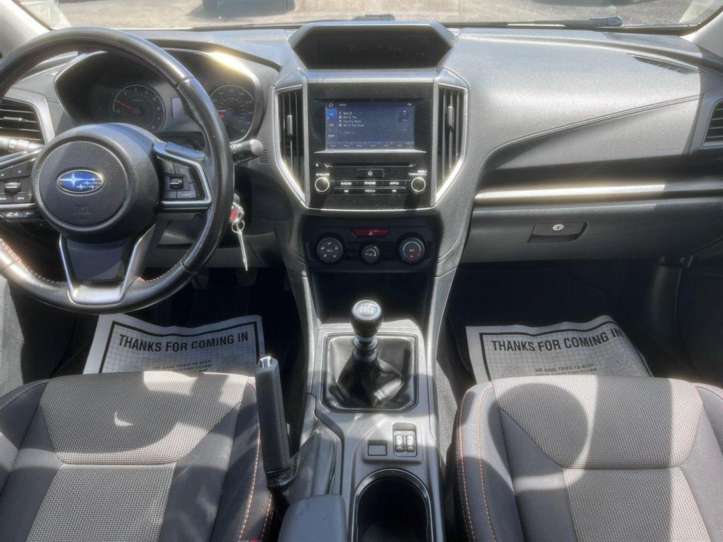 2019 White /Black Subaru Crosstrek (JF2GTACCXK9) with an 2.0l H-4 DI Dohc 2.0l engine, Manual transmission, located at 745 East Steele Rd., West Columbia, SC, 29170, (803) 755-9148, 33.927212, -81.148483 - Special Internet Price! 2019 Subaru Crosstrek - Photo#11