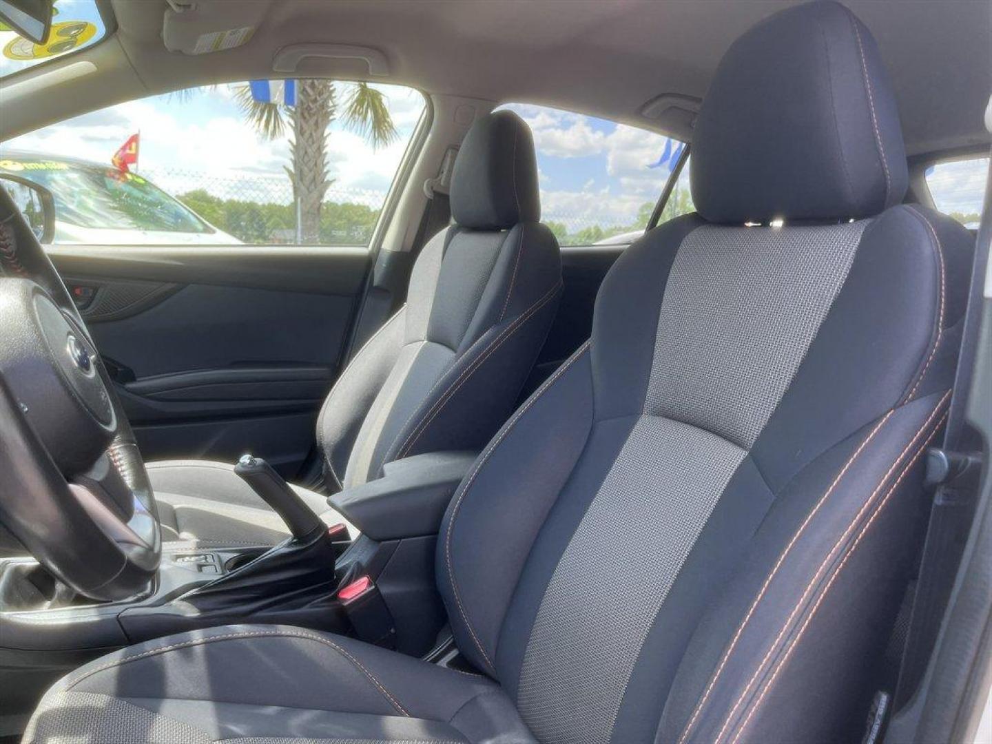 2019 White /Black Subaru Crosstrek (JF2GTACCXK9) with an 2.0l H-4 DI Dohc 2.0l engine, Manual transmission, located at 745 East Steele Rd., West Columbia, SC, 29170, (803) 755-9148, 33.927212, -81.148483 - Special Internet Price! 2019 Subaru Crosstrek - Photo#22