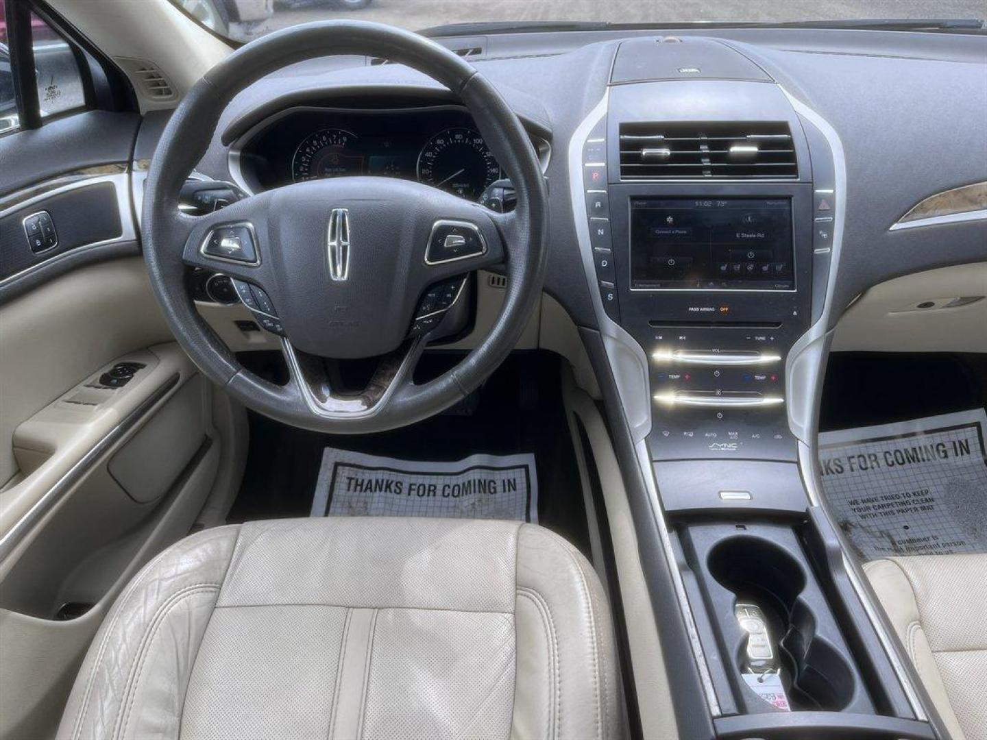 2014 Black /Taupe Lincoln MKZ (3LN6L2G93ER) with an 2.0l I-4 DI T/C Ecoboost engine, Automatic transmission, located at 745 East Steele Rd., West Columbia, SC, 29170, (803) 755-9148, 33.927212, -81.148483 - Special Internet Price! 2014 Lincoln MKZ with AM/FM radio, Bluetooth for phone, Navigation, Cruise control, Sunroof, Keyless entry, Push to start, Leather interior, Powered windows, Powered door locks, Plus more! - Photo#6