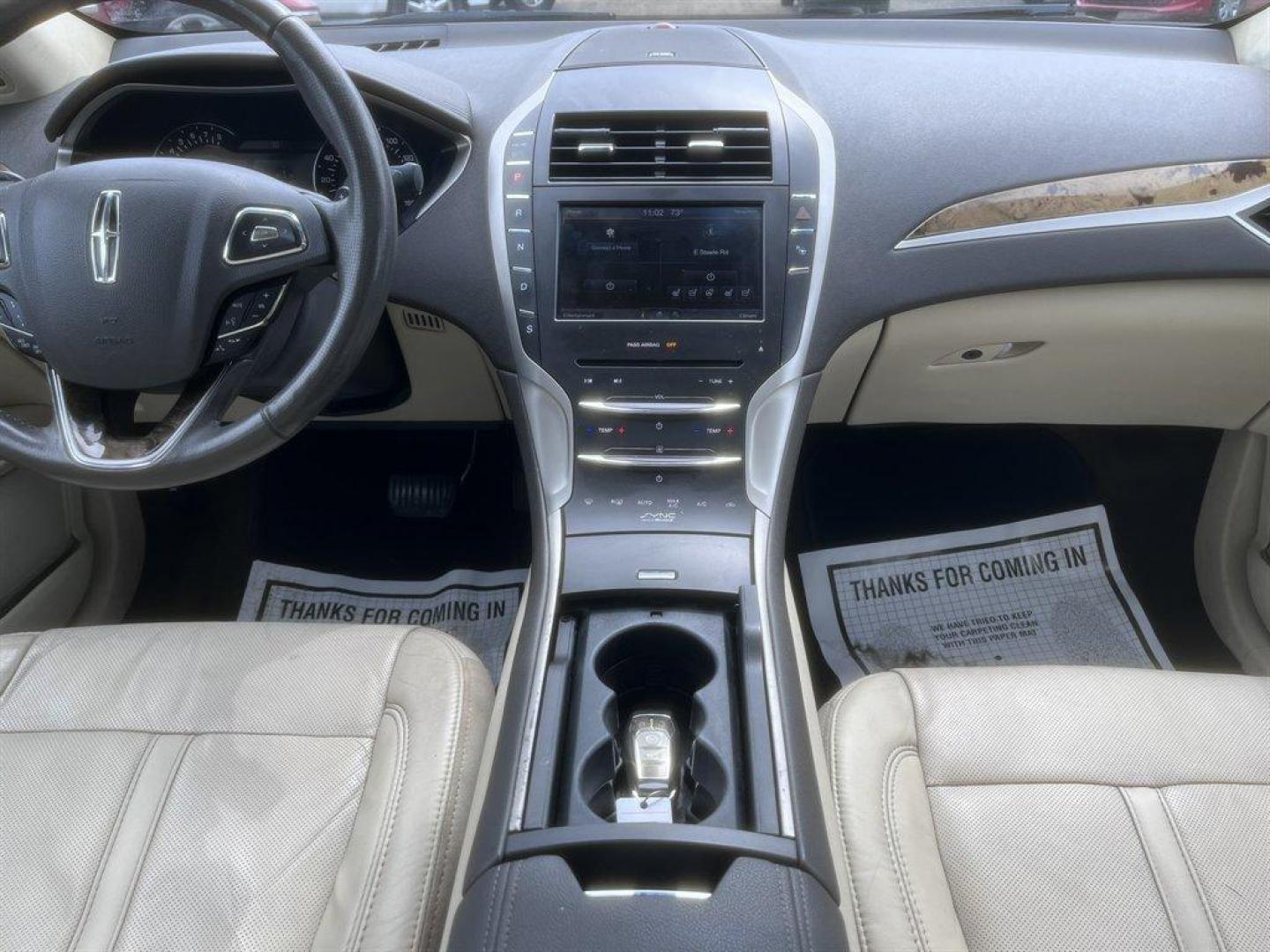 2014 Black /Taupe Lincoln MKZ (3LN6L2G93ER) with an 2.0l I-4 DI T/C Ecoboost engine, Automatic transmission, located at 745 East Steele Rd., West Columbia, SC, 29170, (803) 755-9148, 33.927212, -81.148483 - Special Internet Price! 2014 Lincoln MKZ with AM/FM radio, Bluetooth for phone, Navigation, Cruise control, Sunroof, Keyless entry, Push to start, Leather interior, Powered windows, Powered door locks, Plus more! - Photo#11