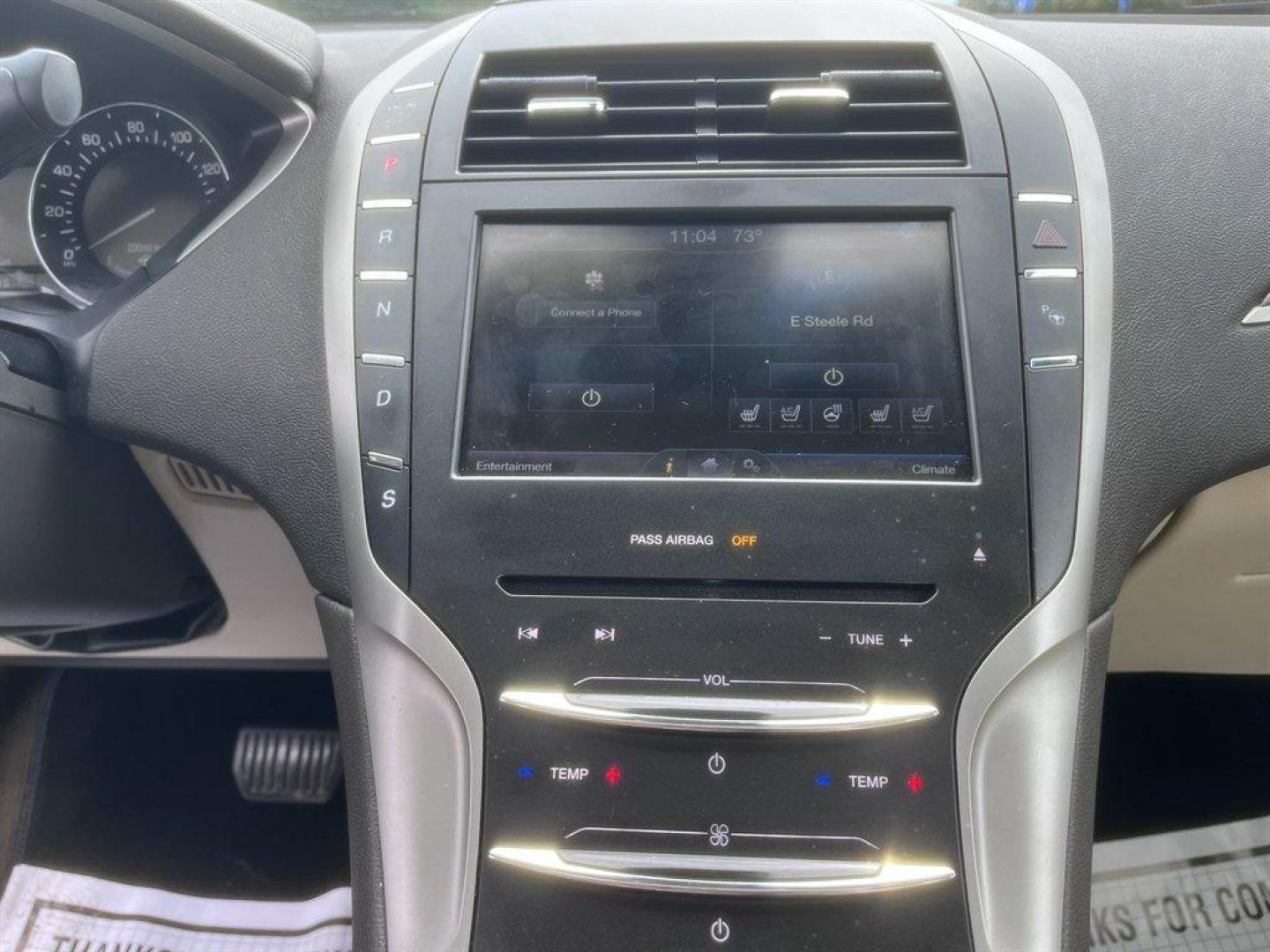 2014 Black /Taupe Lincoln MKZ (3LN6L2G93ER) with an 2.0l I-4 DI T/C Ecoboost engine, Automatic transmission, located at 745 East Steele Rd., West Columbia, SC, 29170, (803) 755-9148, 33.927212, -81.148483 - Special Internet Price! 2014 Lincoln MKZ with AM/FM radio, Bluetooth for phone, Navigation, Cruise control, Sunroof, Keyless entry, Push to start, Leather interior, Powered windows, Powered door locks, Plus more! - Photo#12