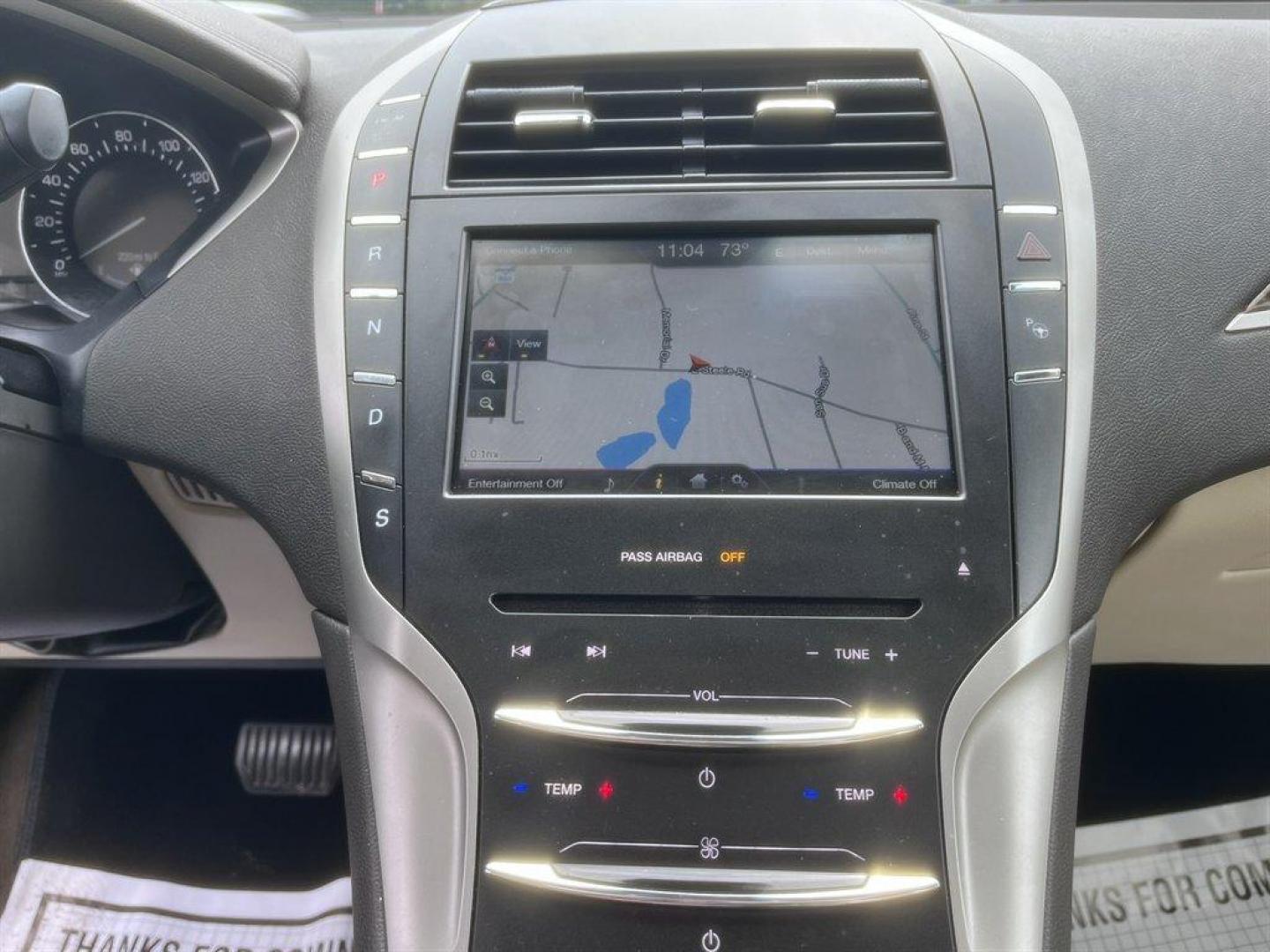 2014 Black /Taupe Lincoln MKZ (3LN6L2G93ER) with an 2.0l I-4 DI T/C Ecoboost engine, Automatic transmission, located at 745 East Steele Rd., West Columbia, SC, 29170, (803) 755-9148, 33.927212, -81.148483 - Special Internet Price! 2014 Lincoln MKZ with AM/FM radio, Bluetooth for phone, Navigation, Cruise control, Sunroof, Keyless entry, Push to start, Leather interior, Powered windows, Powered door locks, Plus more! - Photo#13