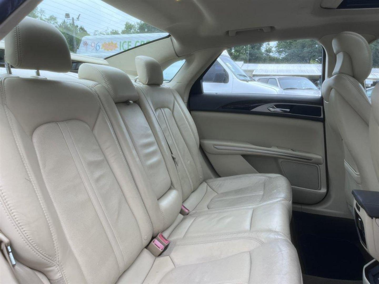 2014 Black /Taupe Lincoln MKZ (3LN6L2G93ER) with an 2.0l I-4 DI T/C Ecoboost engine, Automatic transmission, located at 745 East Steele Rd., West Columbia, SC, 29170, (803) 755-9148, 33.927212, -81.148483 - Special Internet Price! 2014 Lincoln MKZ with AM/FM radio, Bluetooth for phone, Navigation, Cruise control, Sunroof, Keyless entry, Push to start, Leather interior, Powered windows, Powered door locks, Plus more! - Photo#26