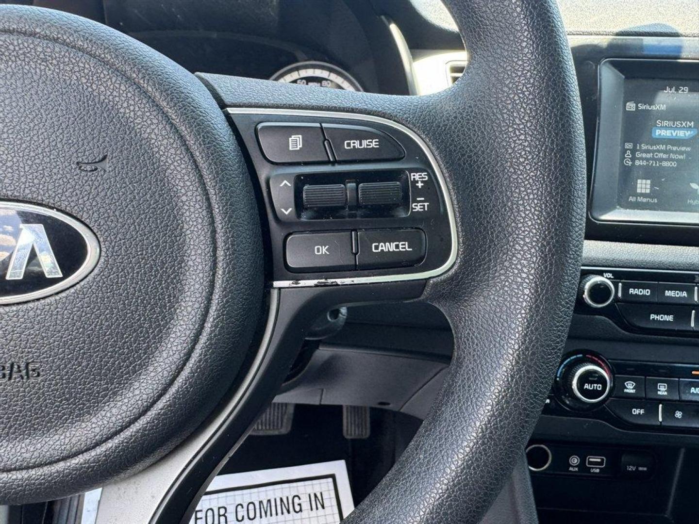 2019 Red /Black Kia Niro (KNDCB3LC2K5) with an 1.6l I-4 DI Dohc Hybrid 1 engine, Automatic transmission, located at 745 East Steele Rd., West Columbia, SC, 29170, (803) 755-9148, 33.927212, -81.148483 - Special Internet Price! 2019 Kia Niro with AM/FM radio, Backup camera, Bluetooth, Cruise control, Cloth interior, Powered windows, Powered door locks, Plus more! - Photo#9