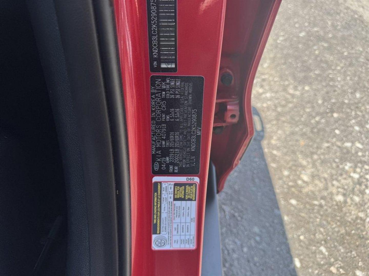 2019 Red /Black Kia Niro (KNDCB3LC2K5) with an 1.6l I-4 DI Dohc Hybrid 1 engine, Automatic transmission, located at 745 East Steele Rd., West Columbia, SC, 29170, (803) 755-9148, 33.927212, -81.148483 - Special Internet Price! 2019 Kia Niro with AM/FM radio, Backup camera, Bluetooth, Cruise control, Cloth interior, Powered windows, Powered door locks, Plus more! - Photo#34