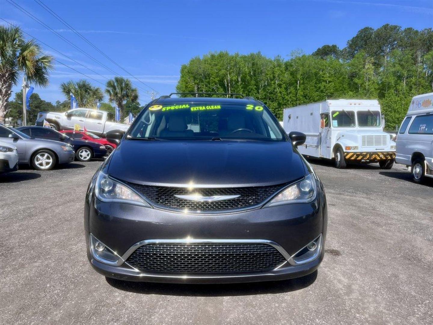 2020 Grey /Grey Chrysler Pacifica (2C4RC1BG4LR) with an 3.6l V6 MPI Dohc 3.6l engine, Automatic transmission, located at 745 East Steele Rd., West Columbia, SC, 29170, (803) 755-9148, 33.927212, -81.148483 - Special Internet Price! 2020 Chrysler Pacifica with AM/FM radio, Bluetooth, Backup camera, Push to start, Keyless entry, Cruice control, 3rd row seating, Rear power sliding doors, Powered liftgate, Powered windows, Powered door locks, Plus more! - Photo#1