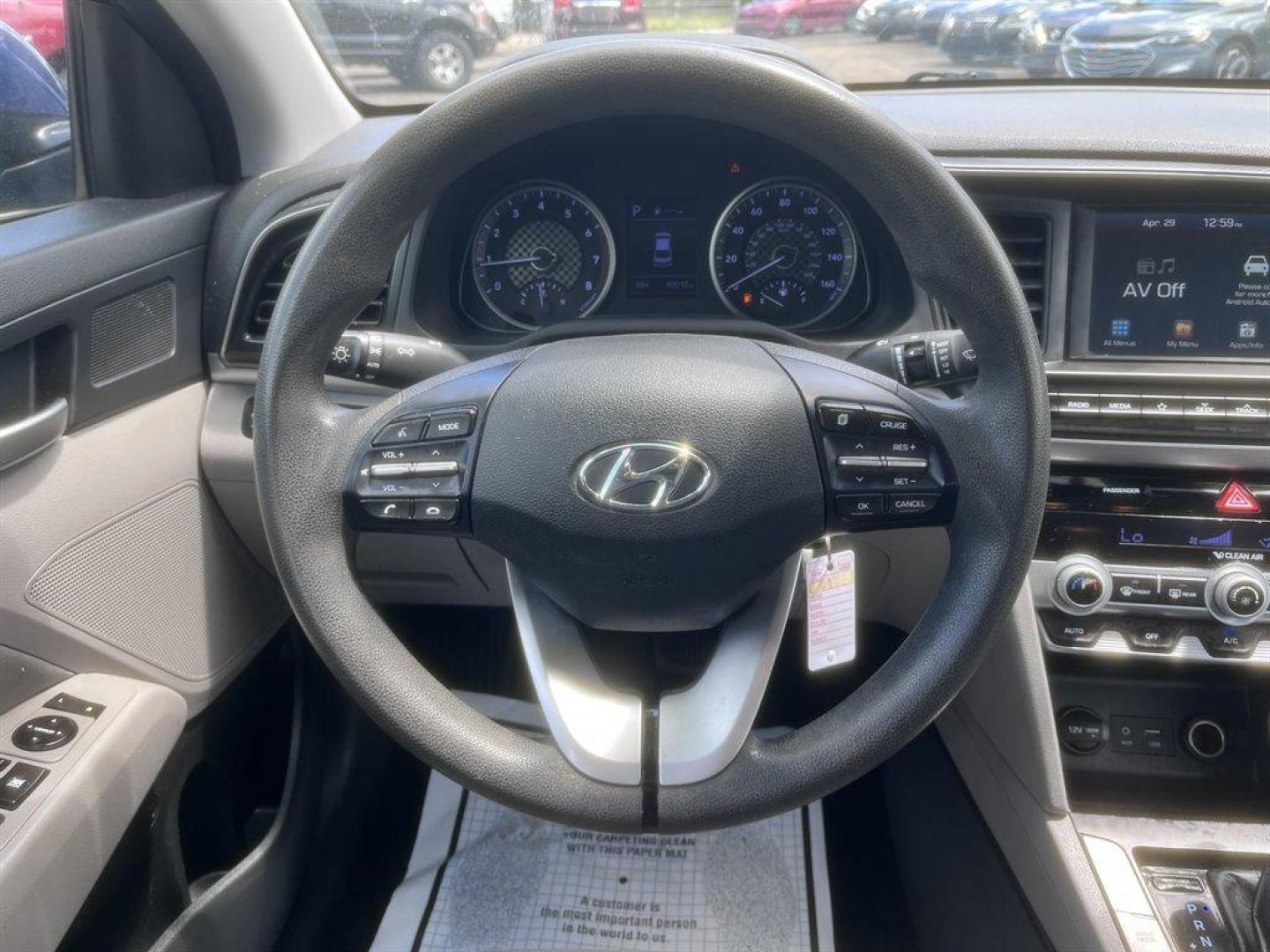 2020 Blue /Grey Hyundai Elantra (5NPD84LF9LH) with an 2.0l I-4 MPI Dohc 2.0l engine, Automatic transmission, located at 745 East Steele Rd., West Columbia, SC, 29170, (803) 755-9148, 33.927212, -81.148483 - Special Internet Price! 2020 Hyundai Elantra with AM/FM radio, Backup camera, Cruise control, Cloth interior, Powered windows, Powered door locks, Plus more! - Photo#7