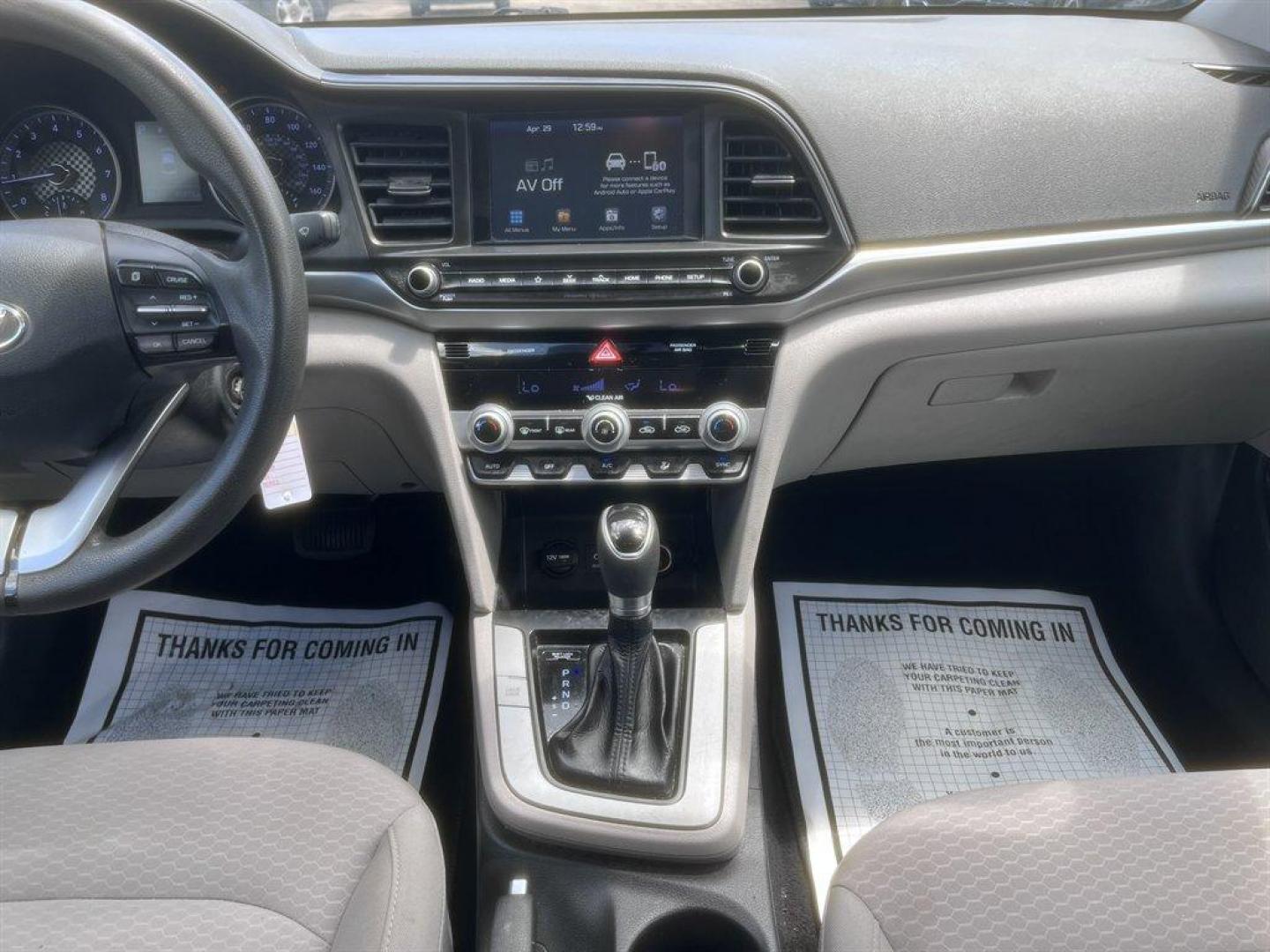 2020 Blue /Grey Hyundai Elantra (5NPD84LF9LH) with an 2.0l I-4 MPI Dohc 2.0l engine, Automatic transmission, located at 745 East Steele Rd., West Columbia, SC, 29170, (803) 755-9148, 33.927212, -81.148483 - Special Internet Price! 2020 Hyundai Elantra with AM/FM radio, Backup camera, Cruise control, Cloth interior, Powered windows, Powered door locks, Plus more! - Photo#11