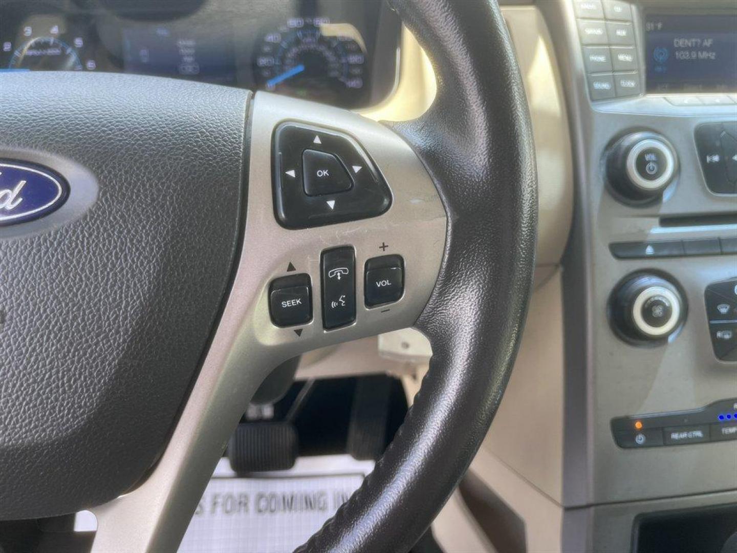 2018 Blue /Taupe Ford Flex (2FMGK5B85JB) with an 3.5l V6 Smpi TI-VCT 3.5l engine, Automatic transmission, located at 745 East Steele Rd., West Columbia, SC, 29170, (803) 755-9148, 33.927212, -81.148483 - Special Internet Price! 2018 Ford Flex - Photo#9